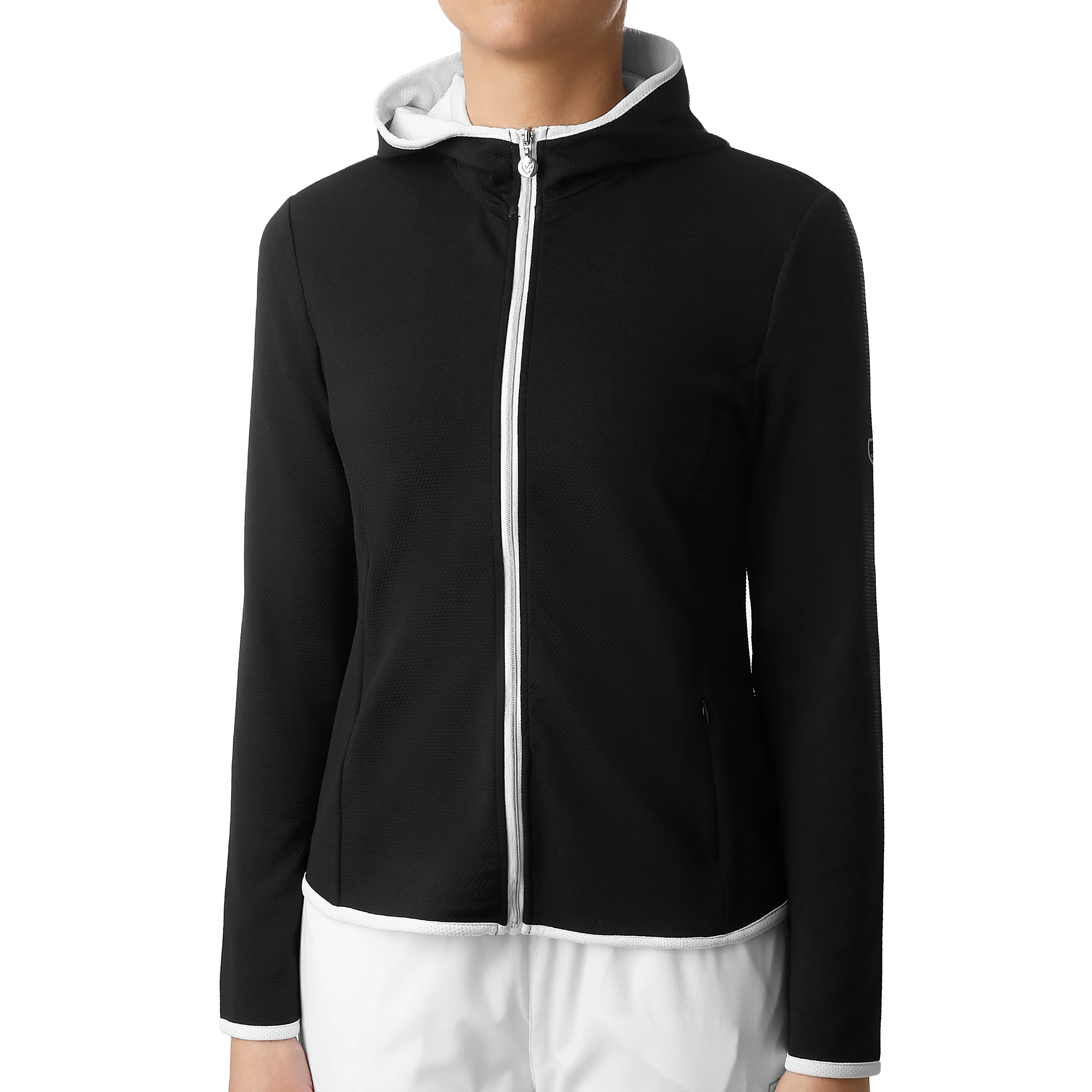 Jani Veste de survêtement Femmes - noir, blanc - Image 3