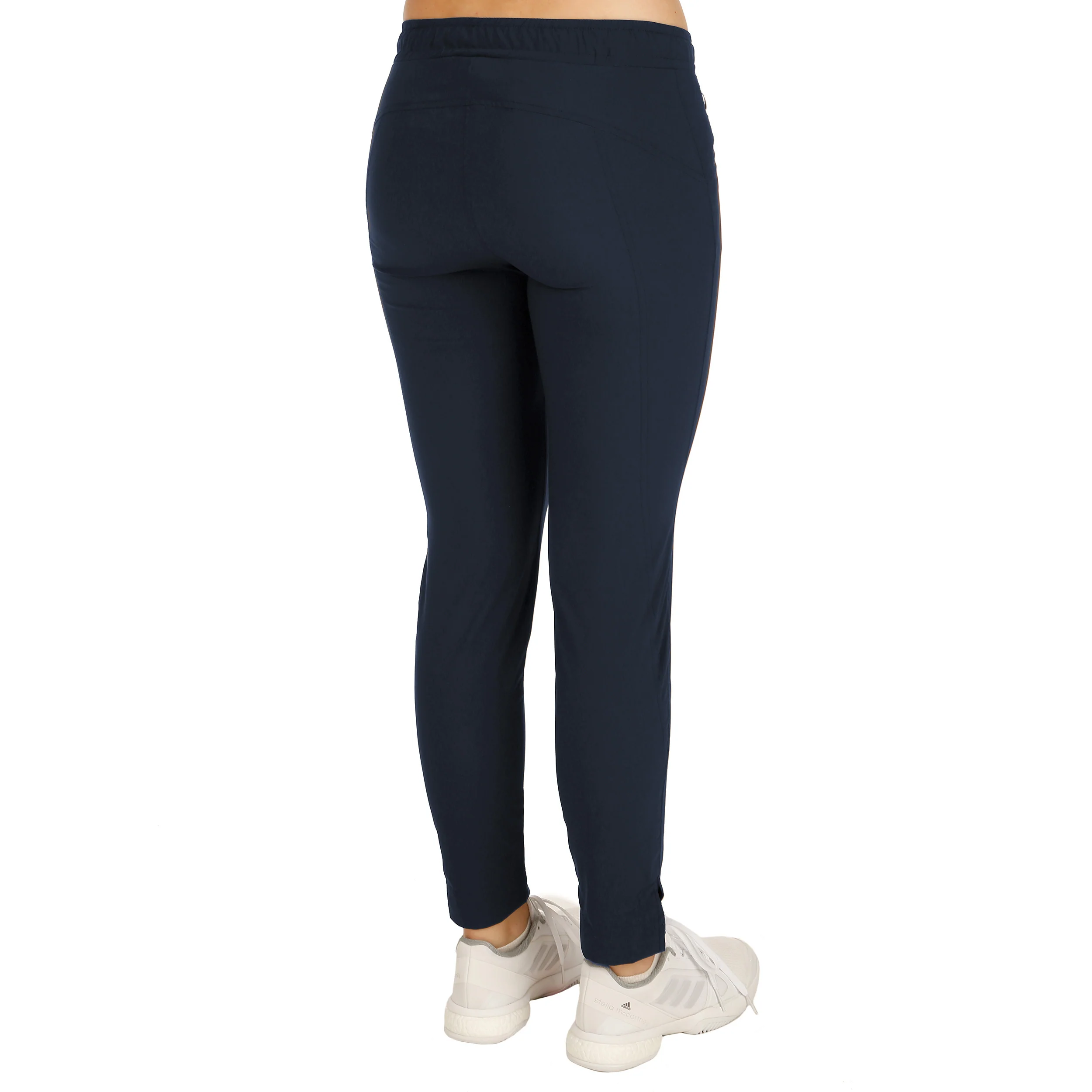 Lilly Pantalon survêtement Femmes - bleu foncé, argent - Image 2