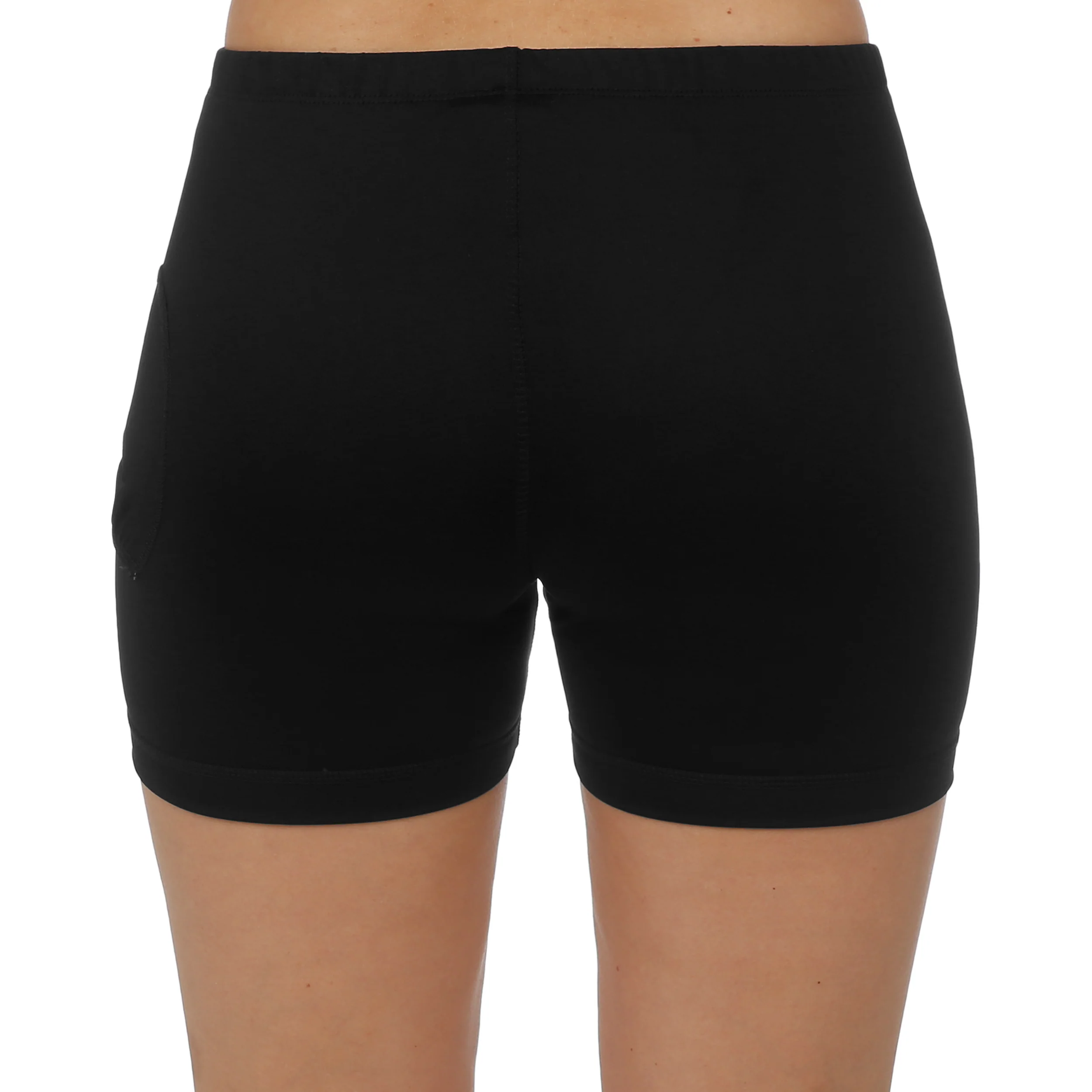Short avec poche-balles Femmes - noir - Image 2