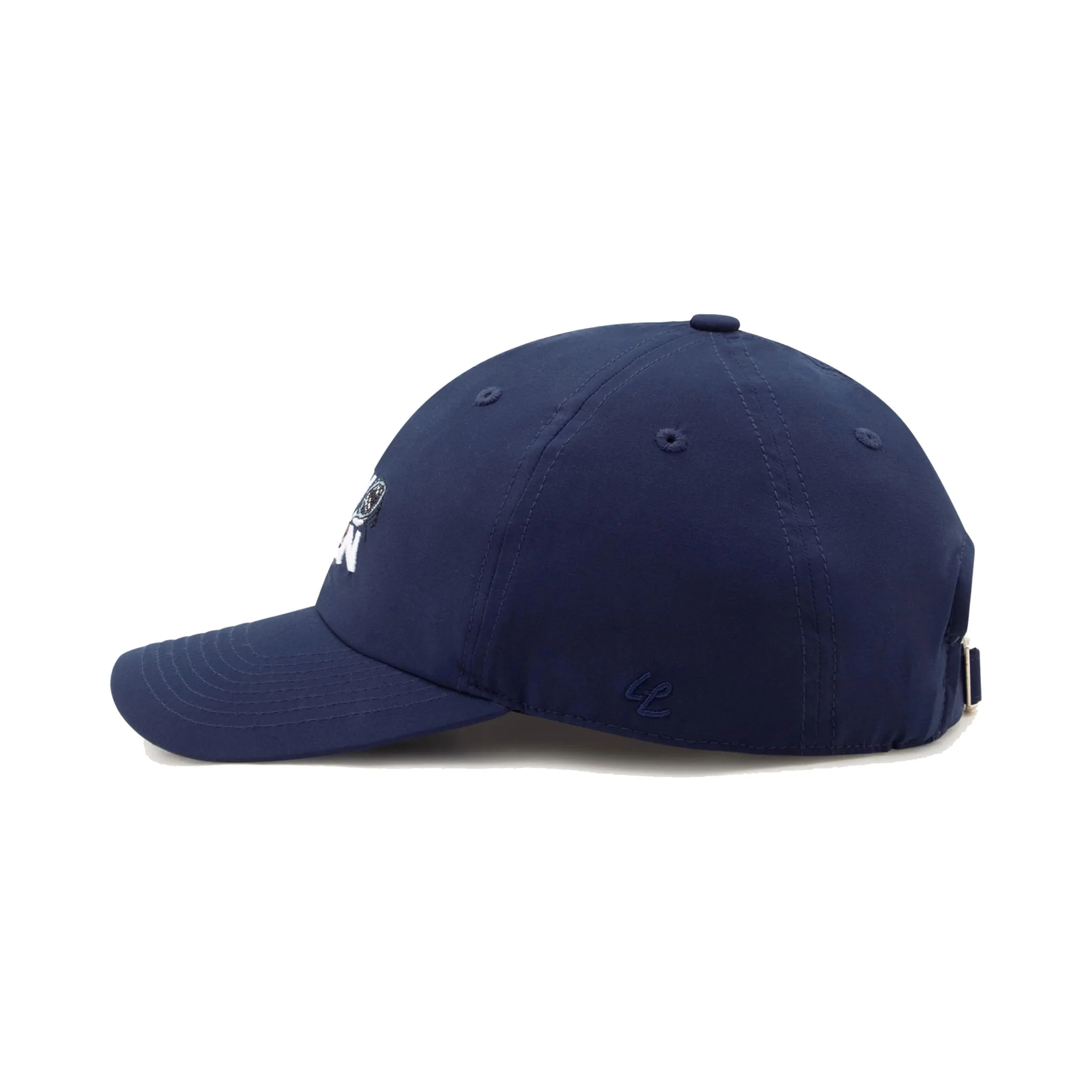 Maus Open – '09 Polo Casquette Unisex - bleu foncé, blanc - Image 4