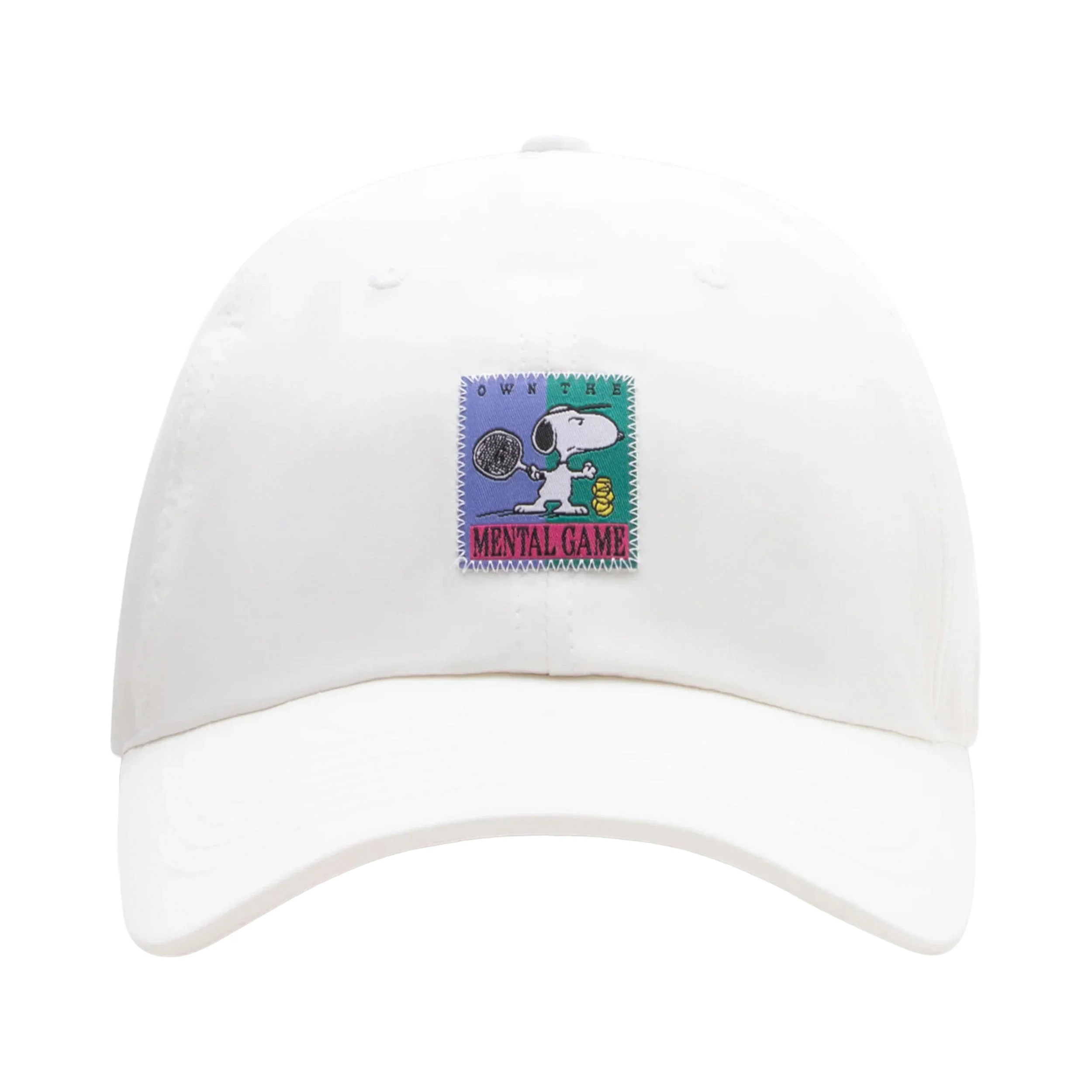 Snoopy Mental Game – '09 Polo Casquette Unisex - blanc - Image 2