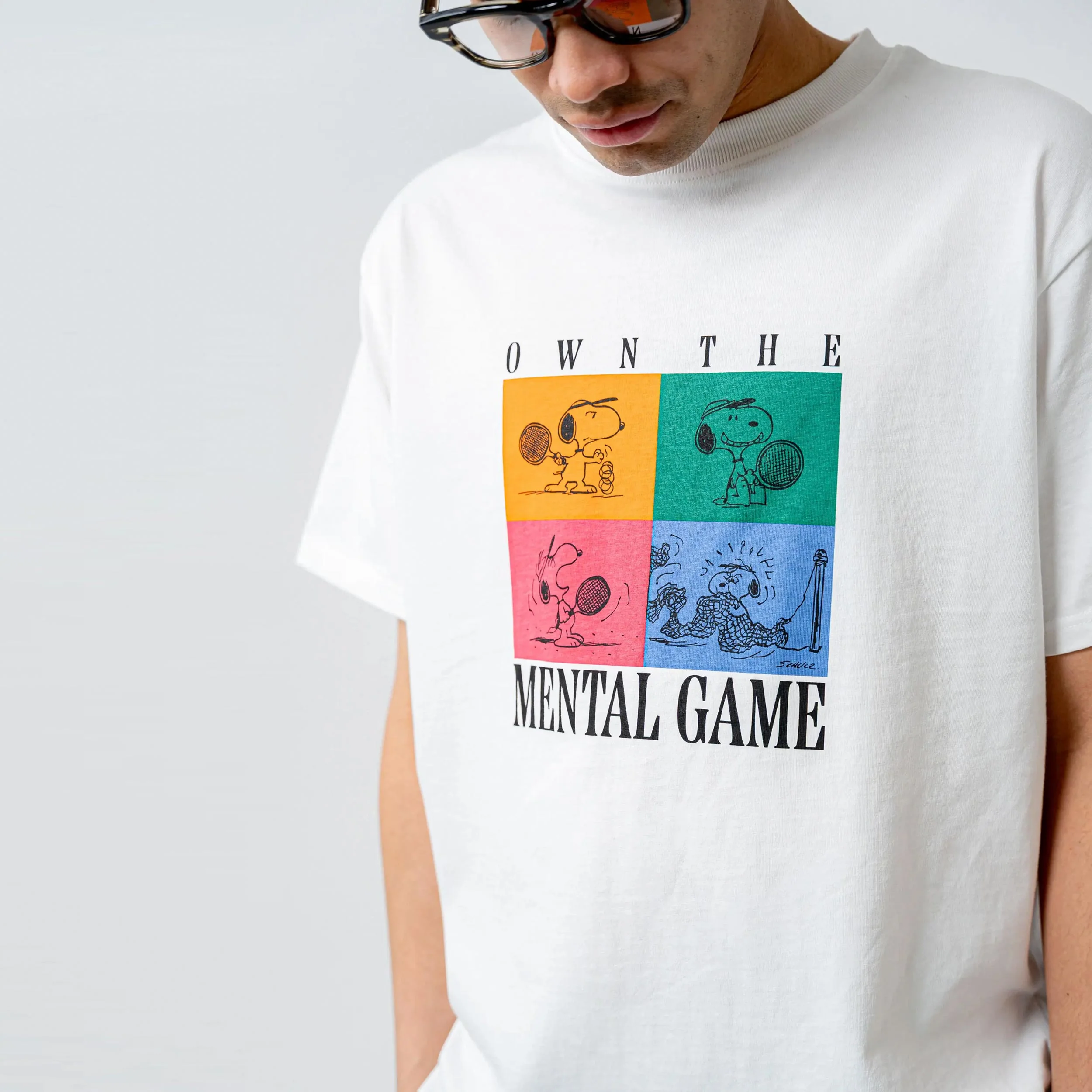 Snoopy Mental Game – '89 Band T-shirt Unisex - blanc - Image 3