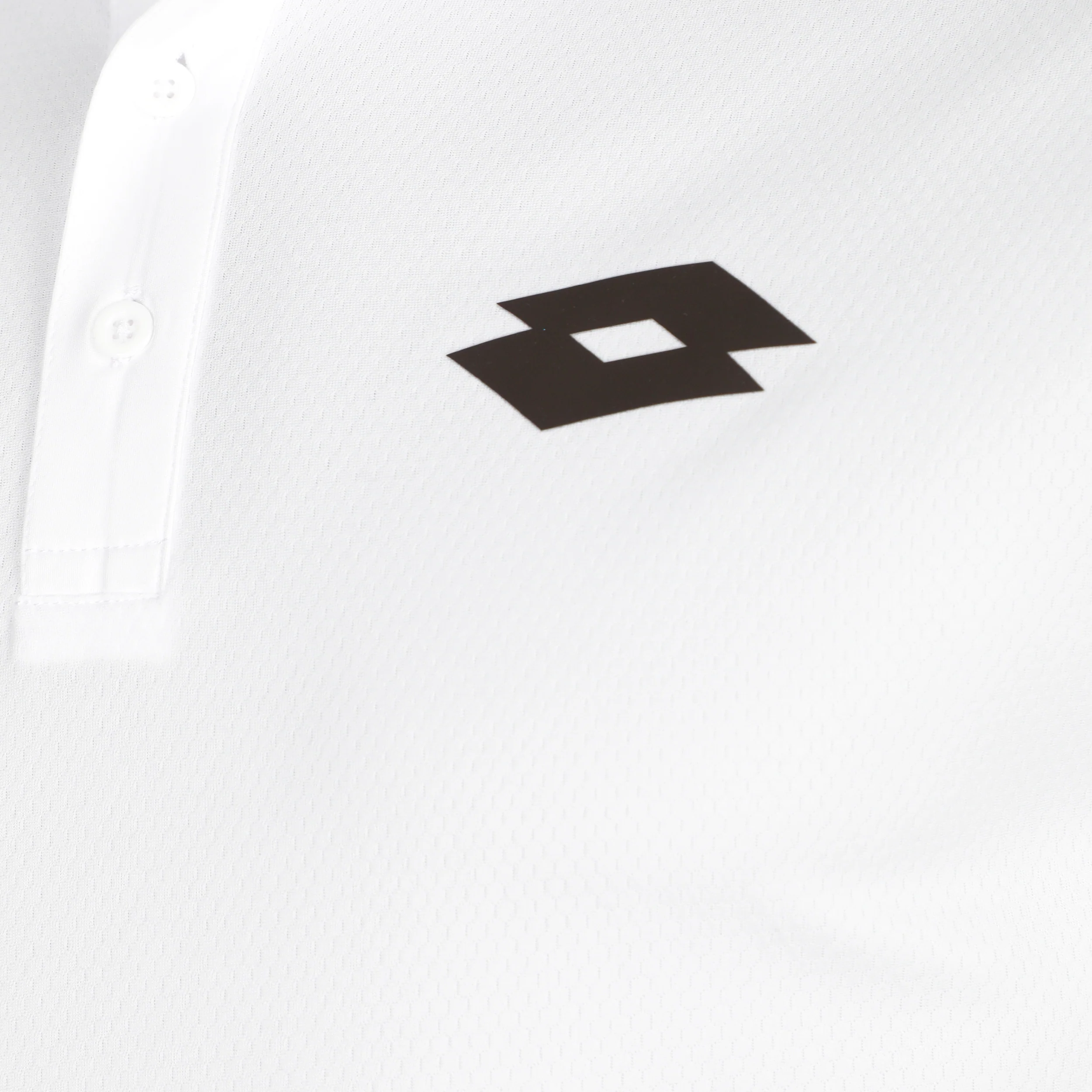 Tech VI Polo Hommes - blanc, marron - Image 3