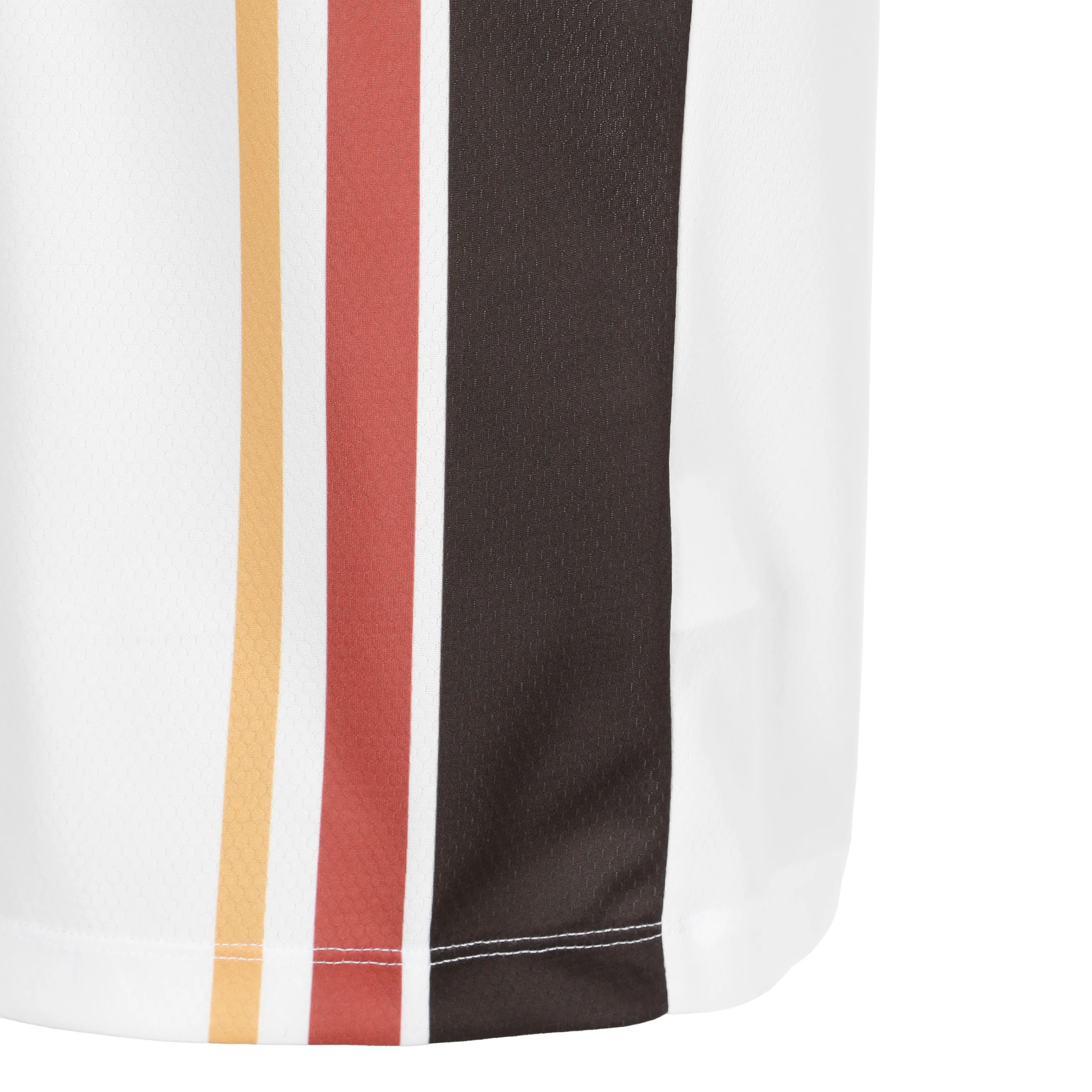 Tech VI Polo Hommes - blanc, marron - Image 4