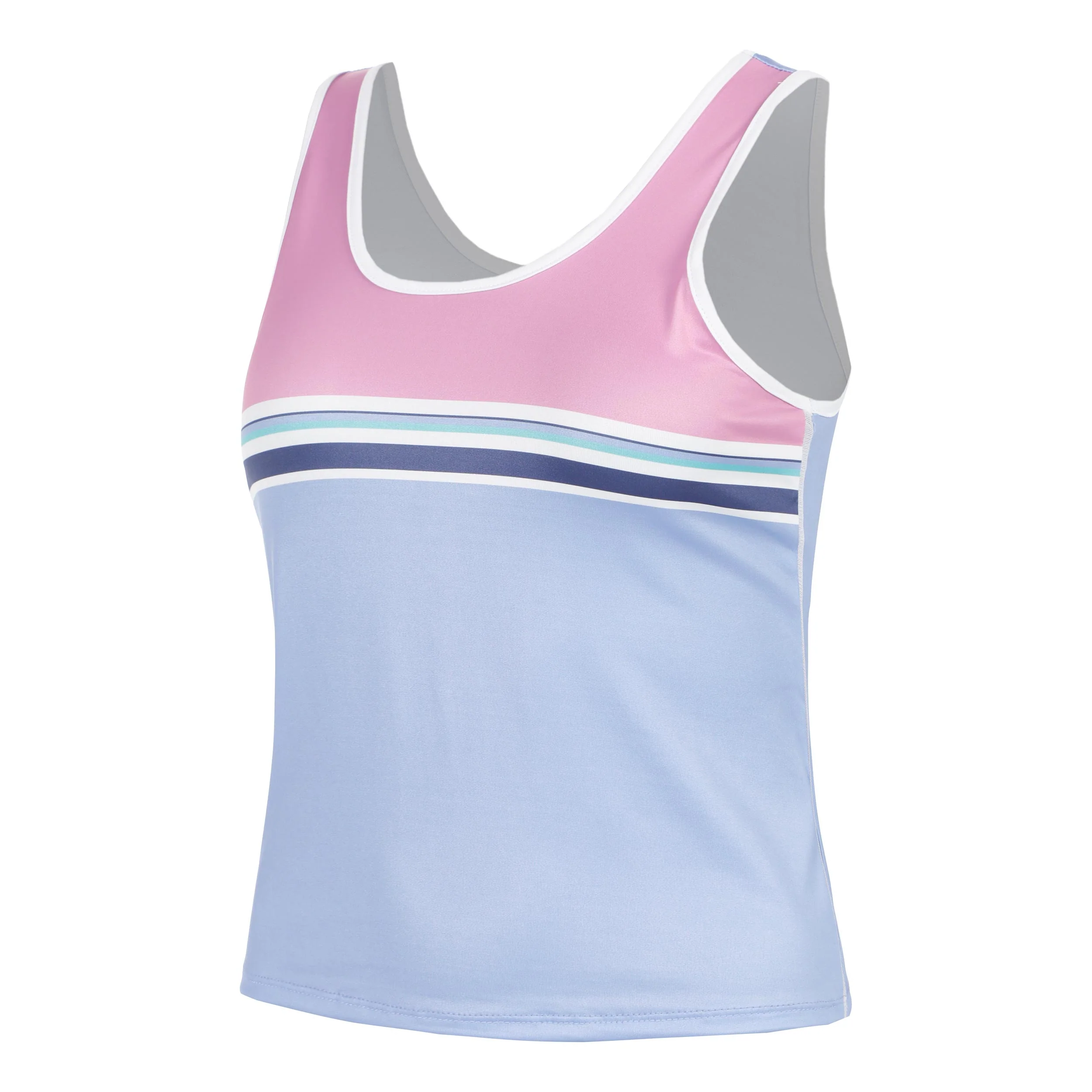 Retrospective Tank Débardeur Tank Top Femmes-Bleu Clair,Rosé