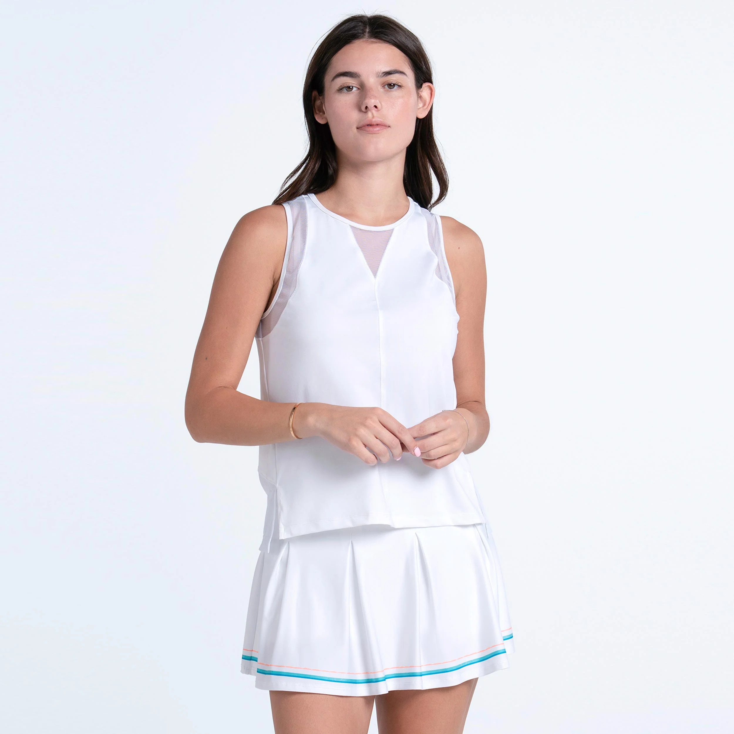 Rising Tide Jupe Femmes - blanc, turquoise - Image 6