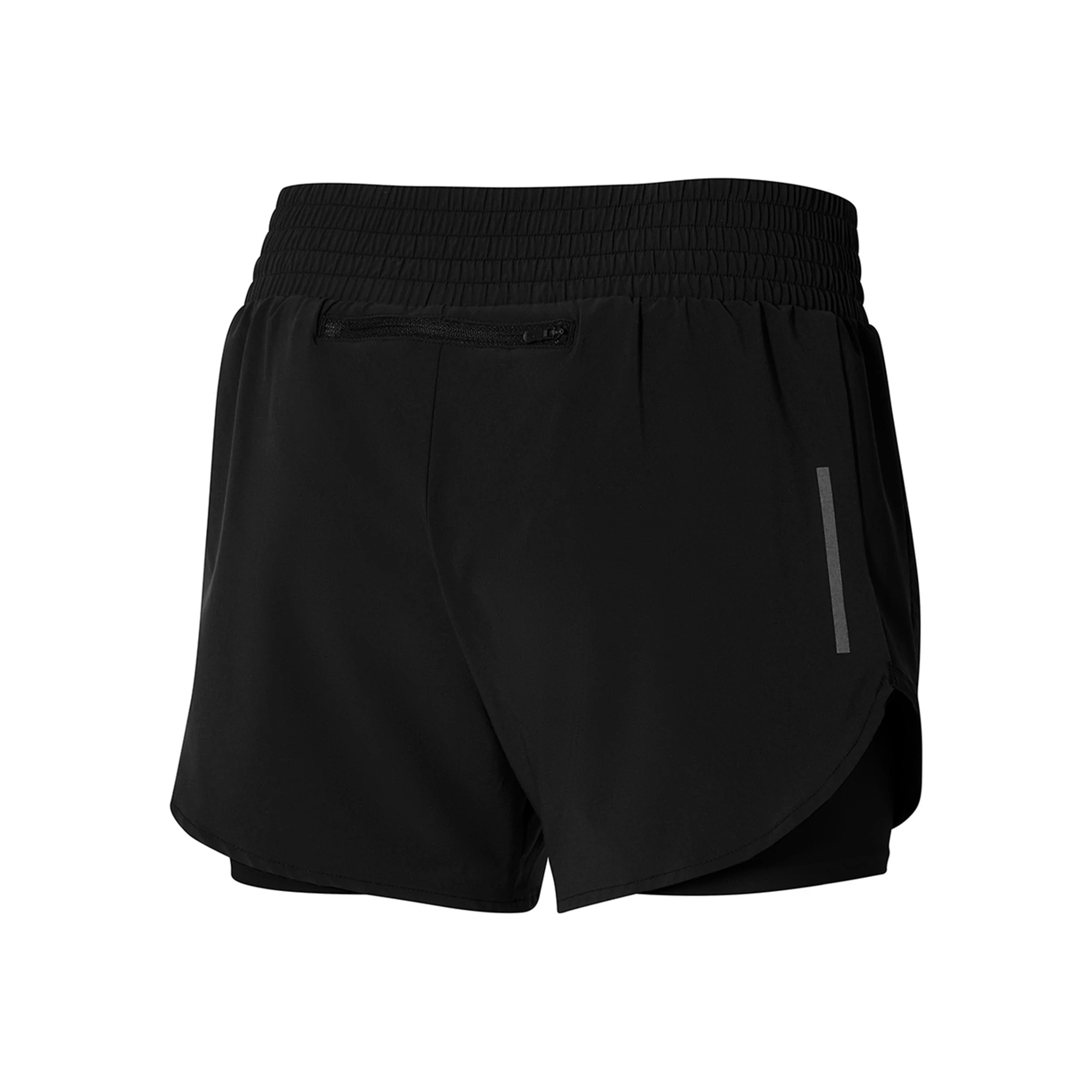 2in1 4.5 Short De Running Femmes-Noir - Image 2