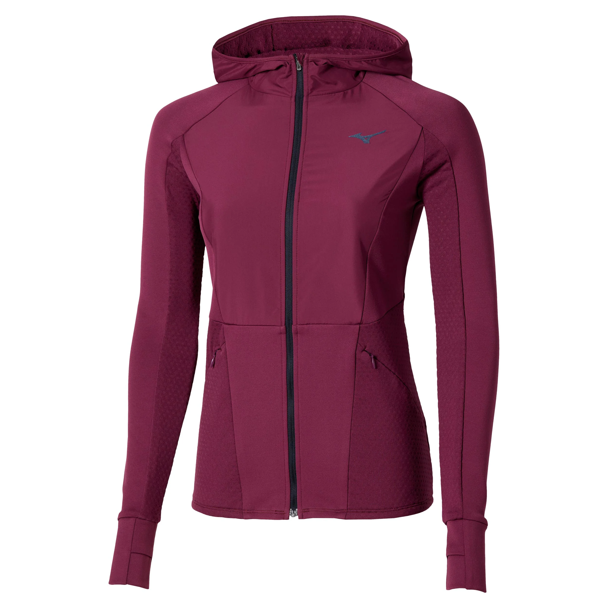 Active Warmalite Hybrid Full Zip Maillot De Course Femmes-Violet