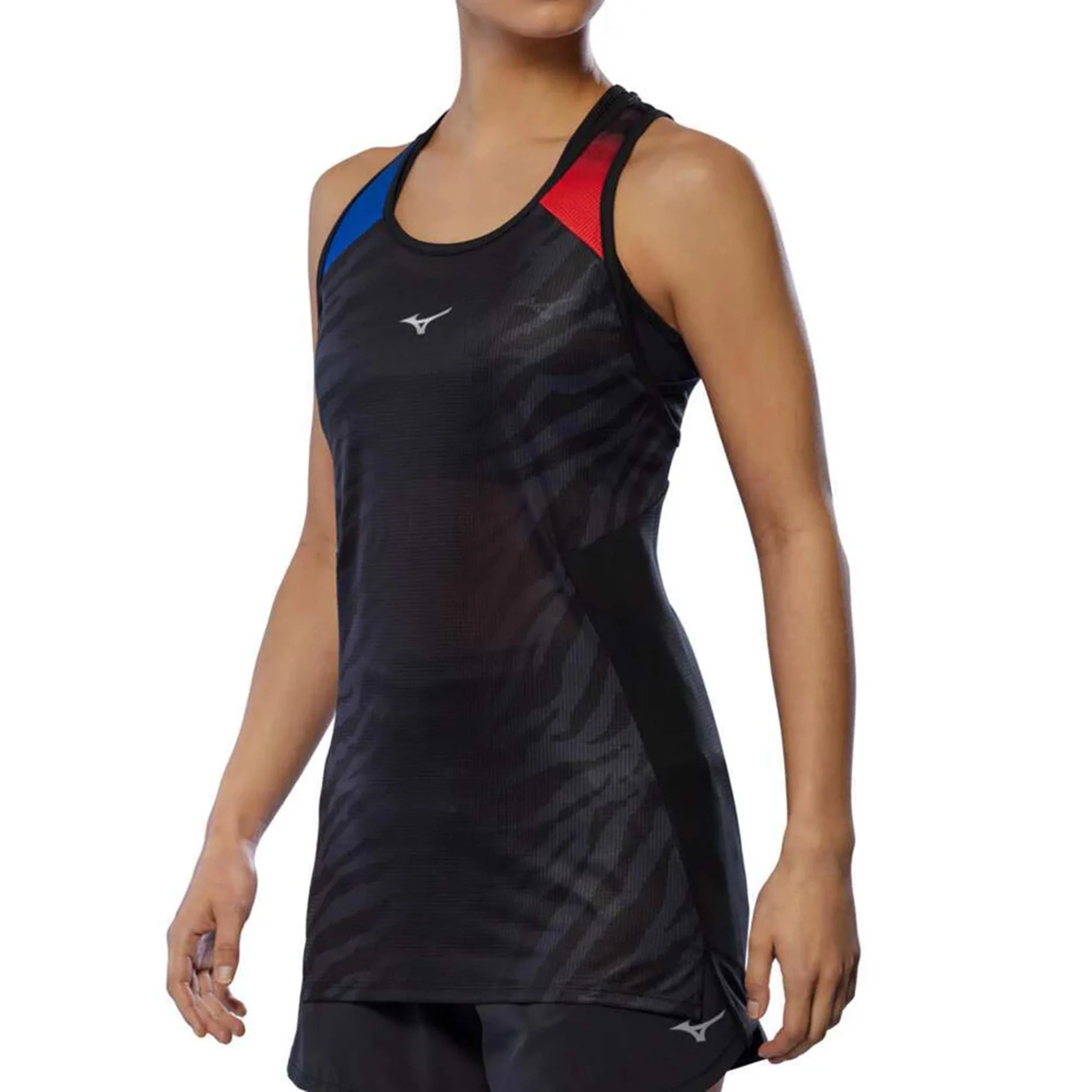 DryAeroFlow Graphic Maillot De Course Femmes-Noir - Image 3