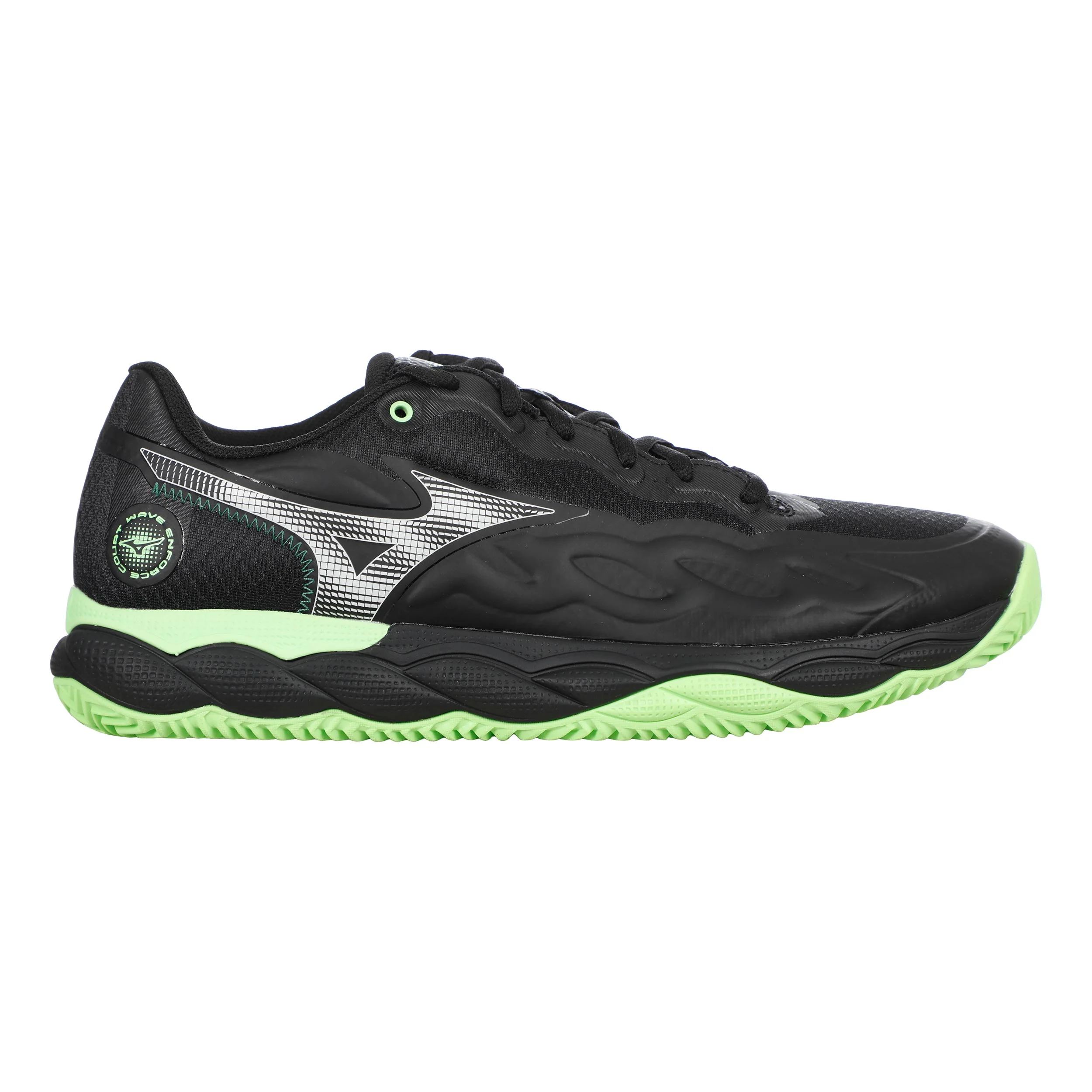 WAVE ENFORCE COURT PADEL Chaussures padel Hommes-noir, vert fluo