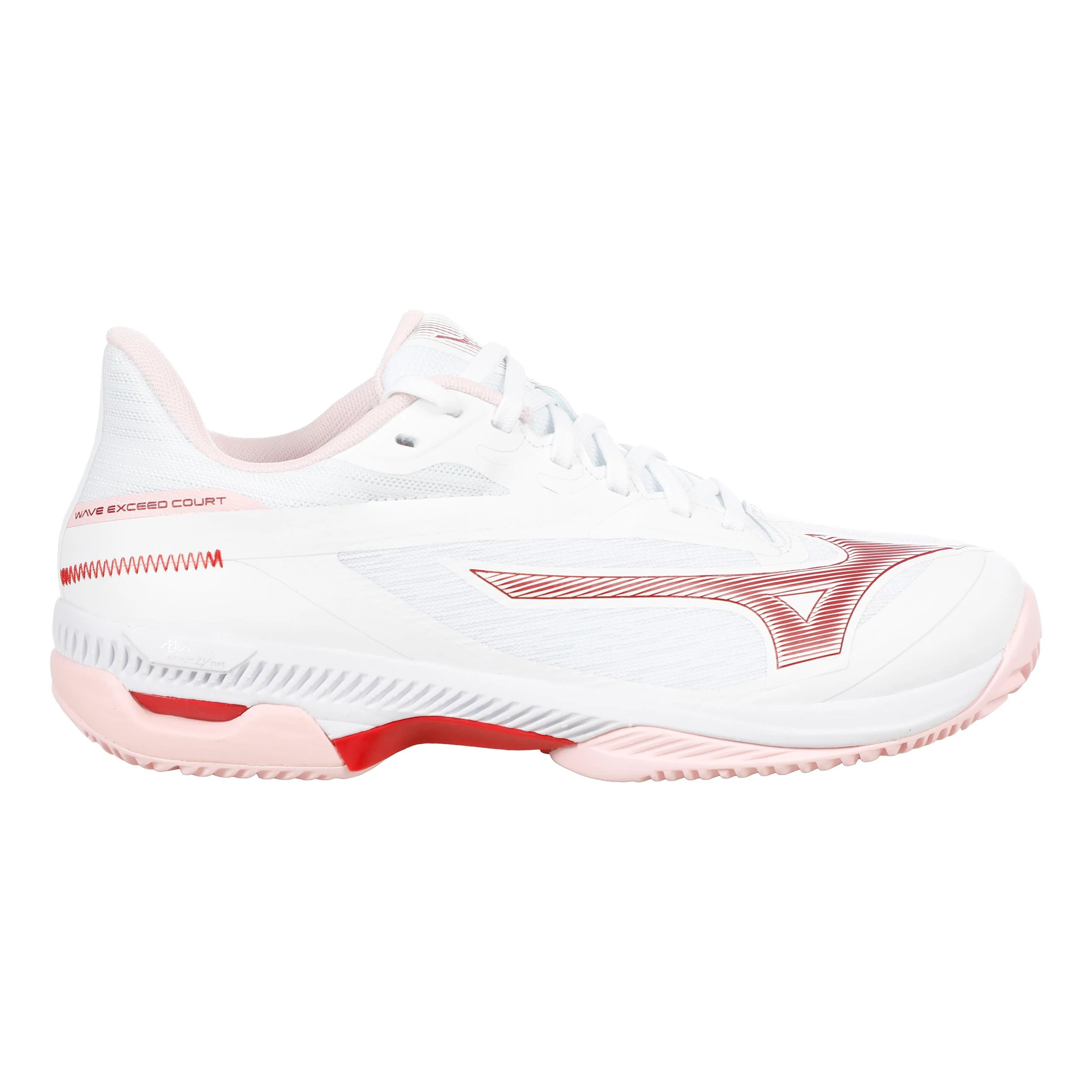 Wave Exceed Court Chaussure terre battue Femmes - blanc, baie