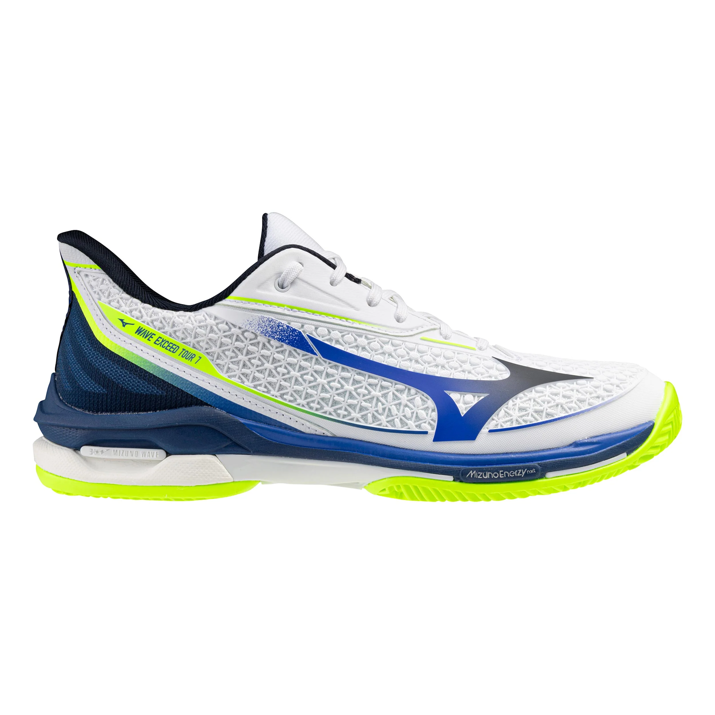 Wave Exceed Tour 7 Chaussure terre battue Hommes - bleu, blanc