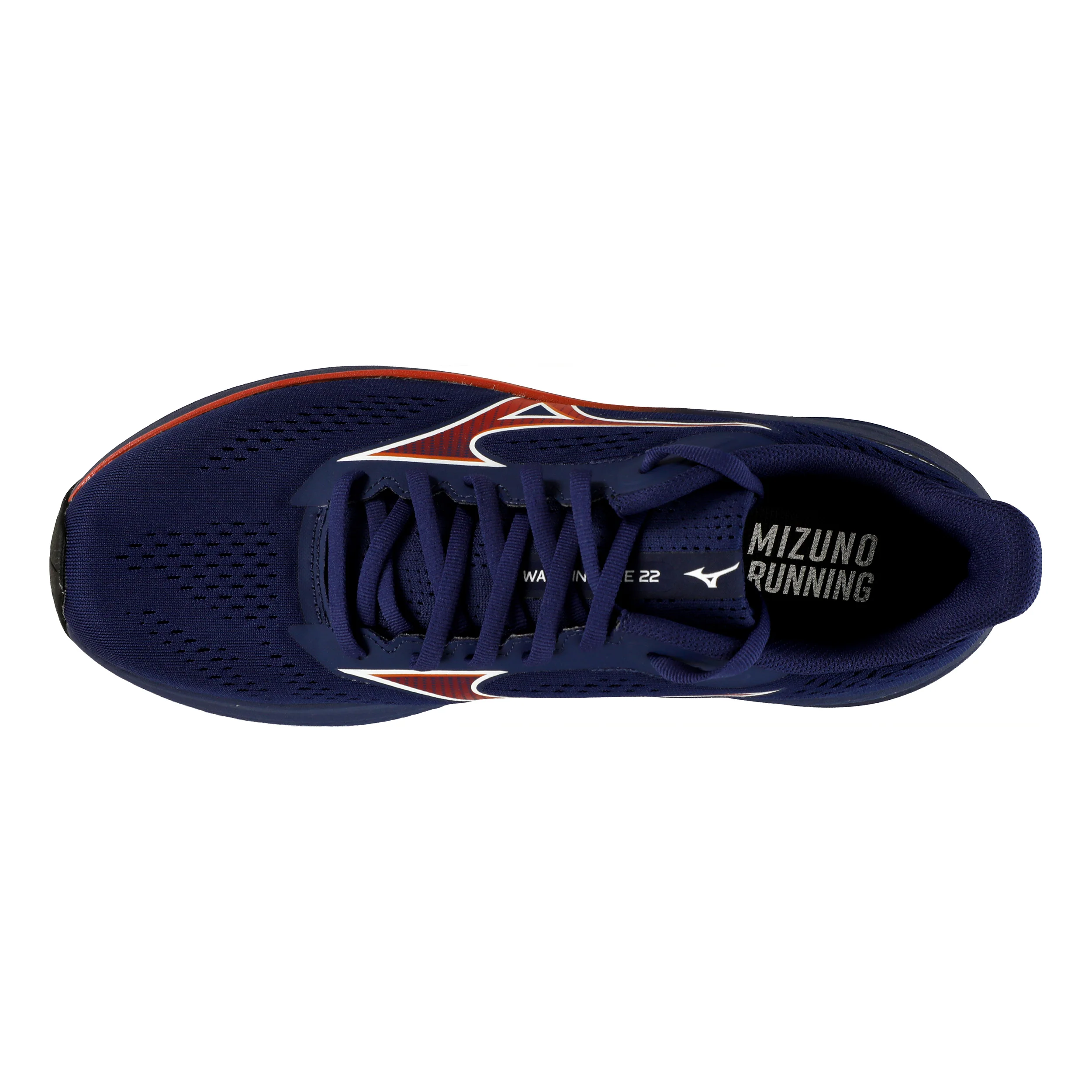 Wave Inspire 22 Chaussure de running avec stabilisateurs Hommes - bleu foncé, rouge - Image 3