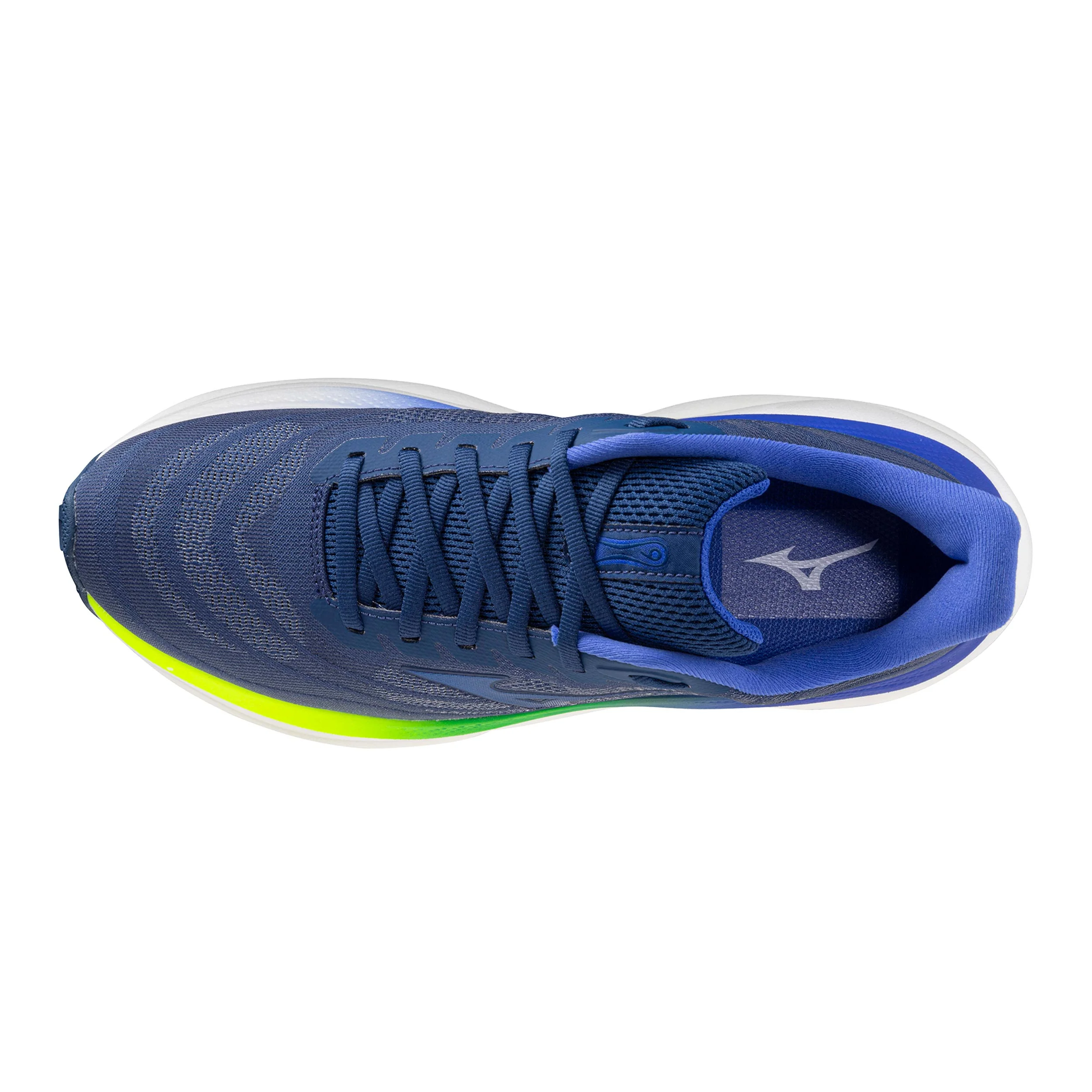 Wave Sky 9 Chaussure de running sans stabilisateurs Hommes - bleu foncé, jaunes fluo - Image 3