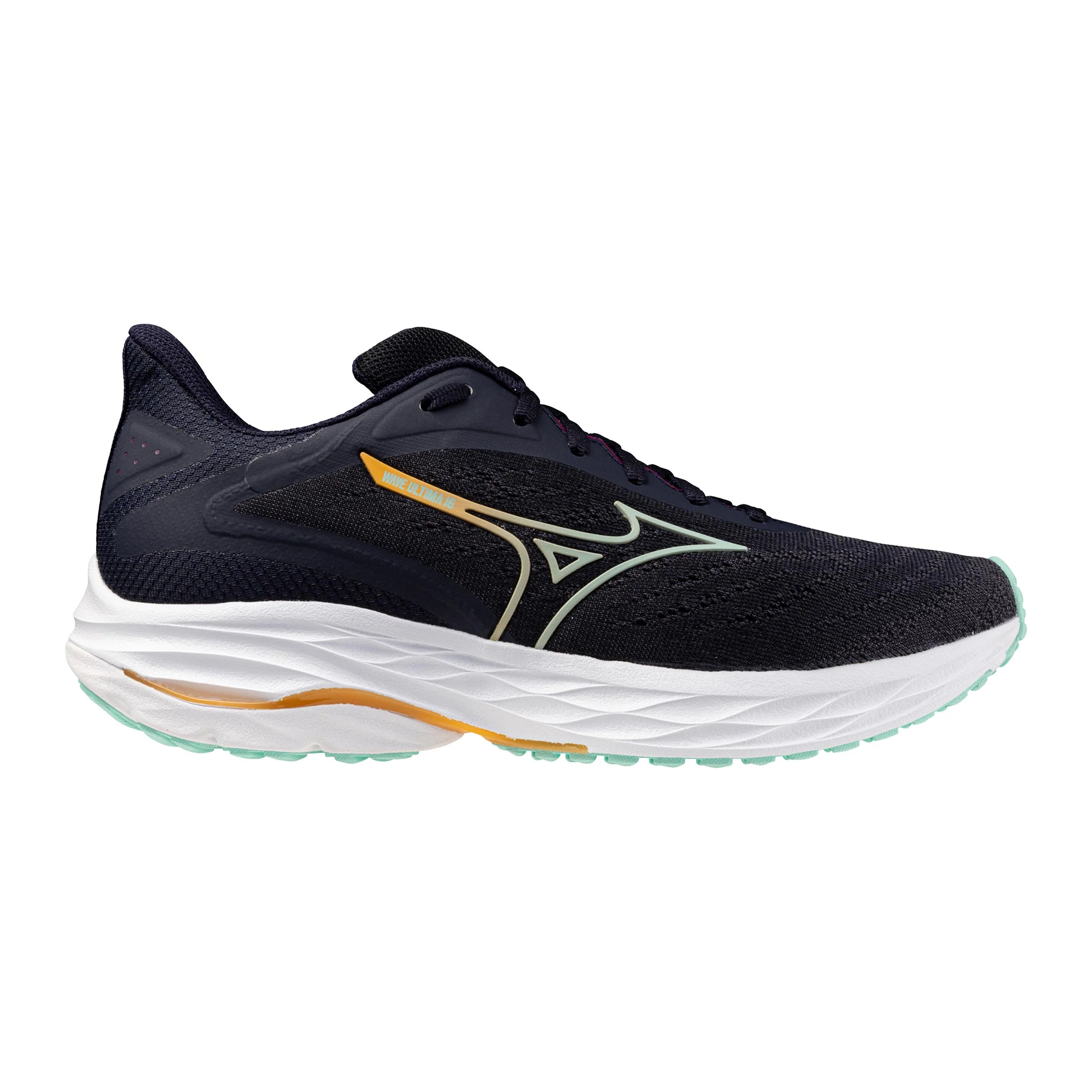 Wave Ultima 16 Chaussure De Running Sans Stabilisateurs Femmes-Bleu Foncé,Orange