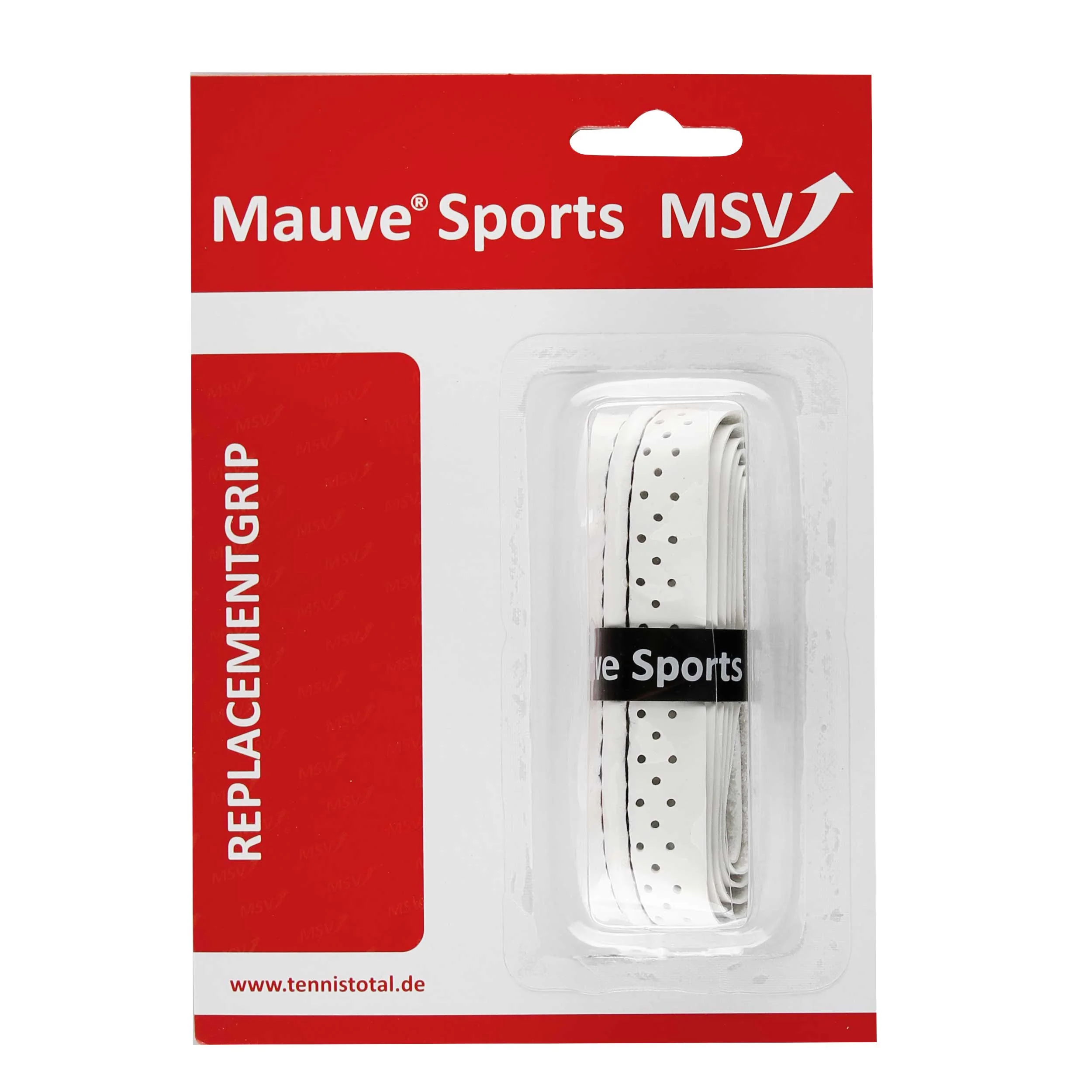 Basic Grip Soft-Stich Perforated And Stitched Pack 1 Unité-Blanc