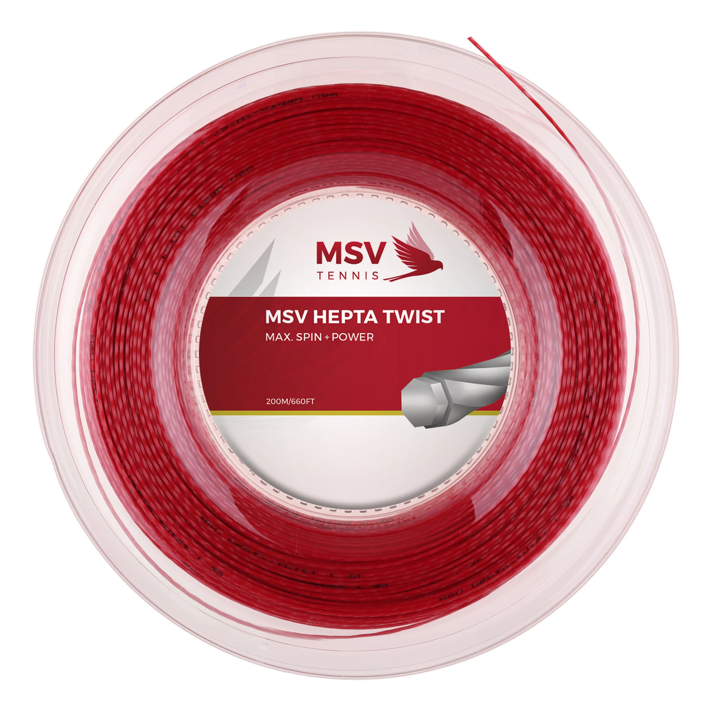 Hepta-Twist Bobine Cordage 200m-Rouge