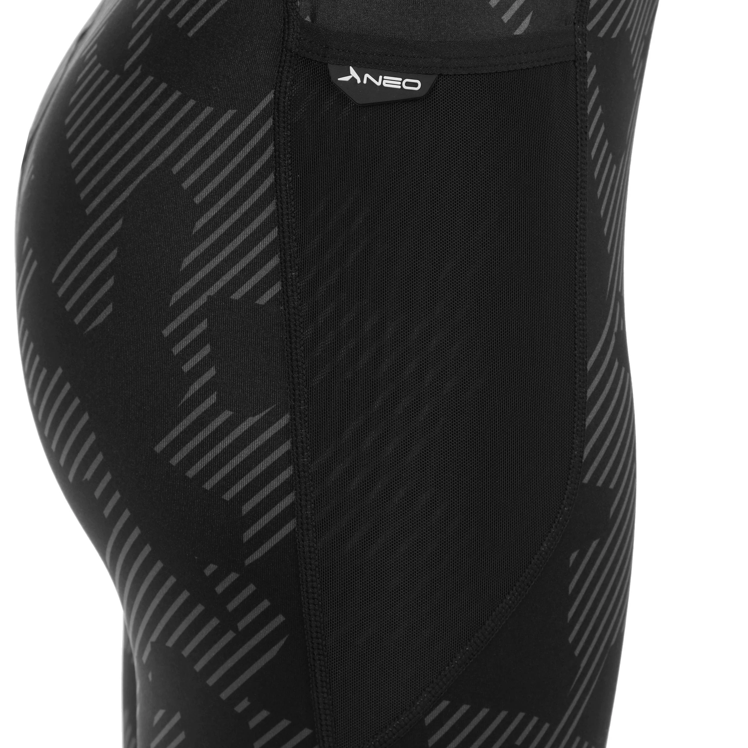 Feel the Vybe AOP warm Collant de course Femmes-noir - Image 4