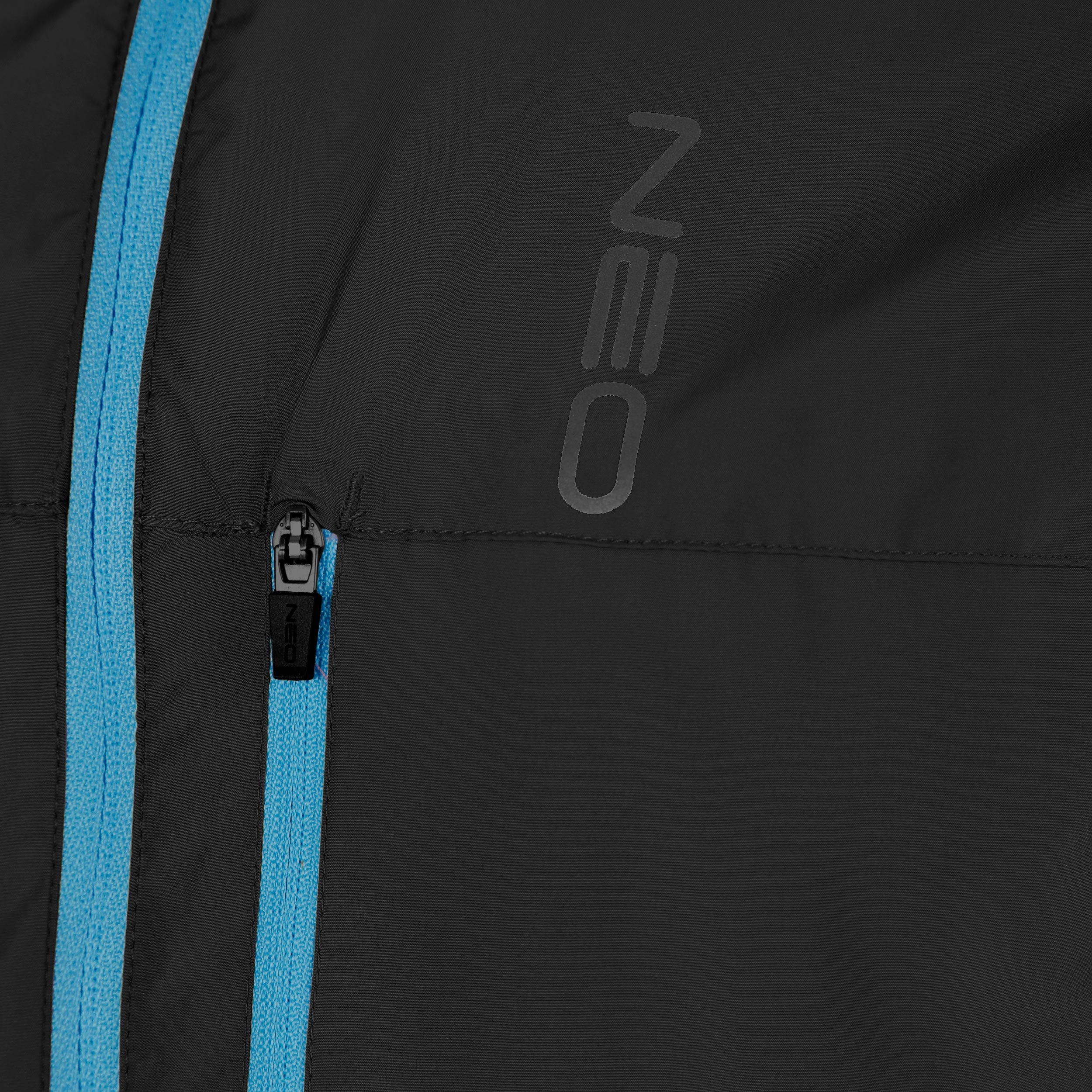Feel the Vybe Fly Veste running Hommes-noir, turquoise - Image 3