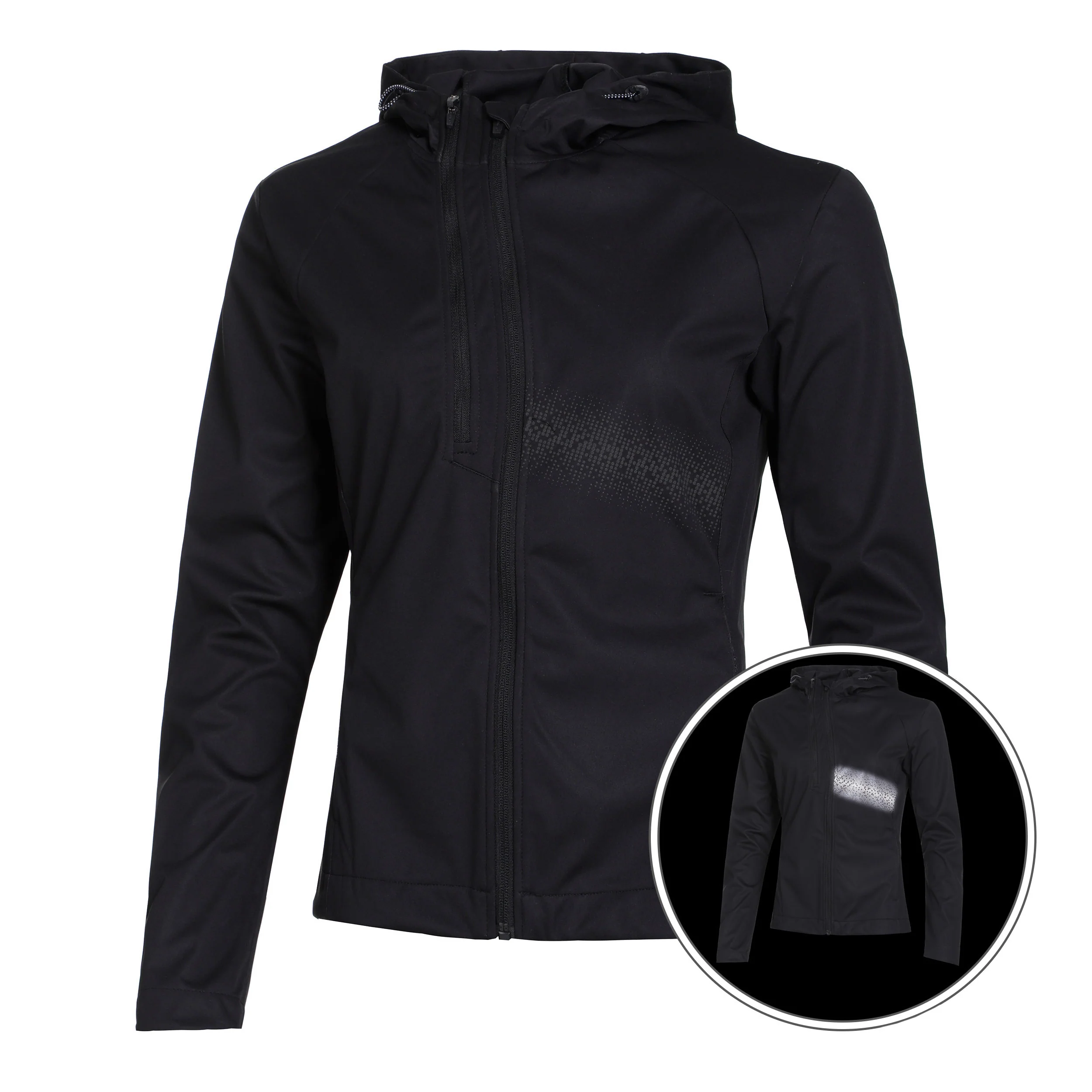 Reflex-Tex Veste Running Femmes-Noir