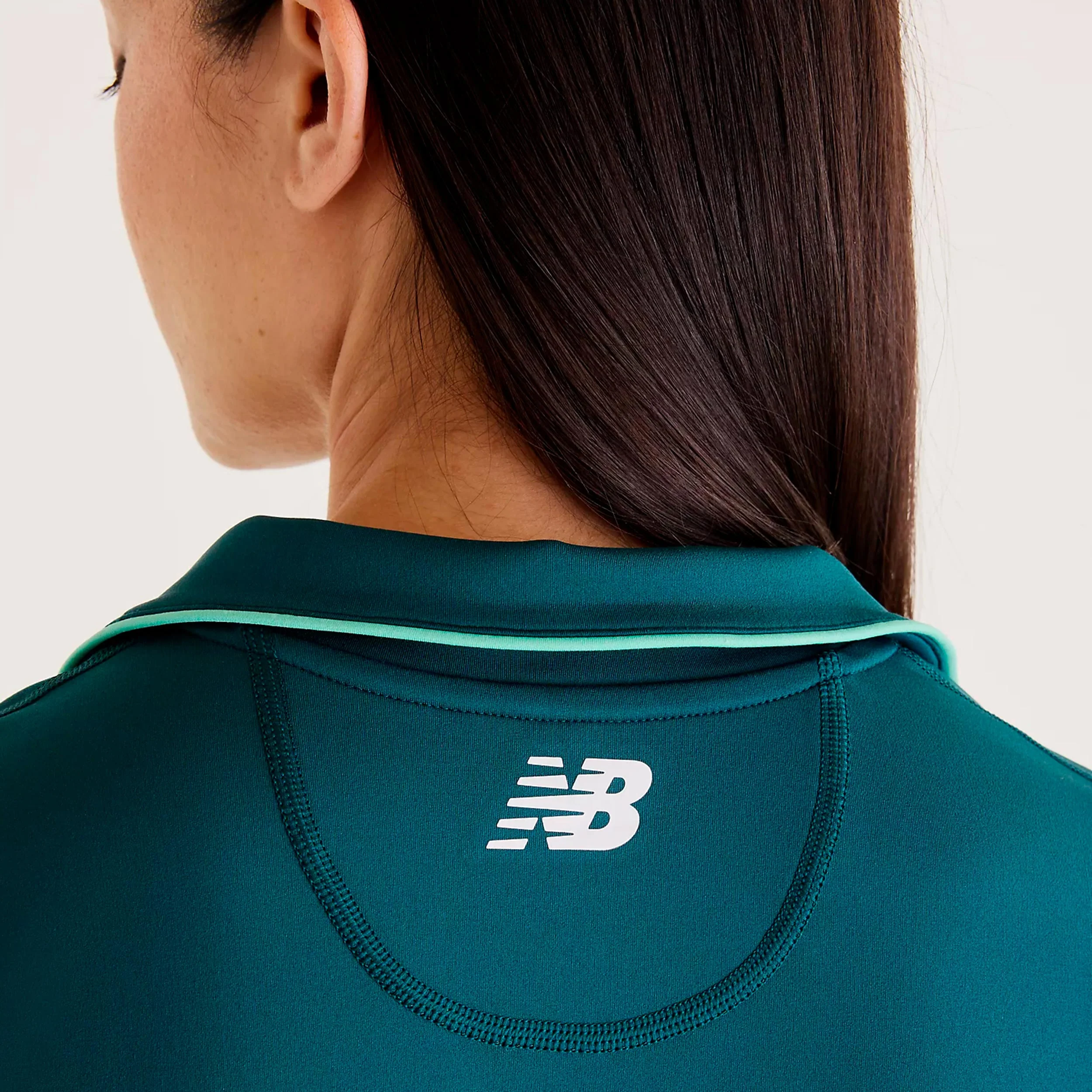 Tournament T-shirt Femmes-bleu petrol, blanc - Image 4
