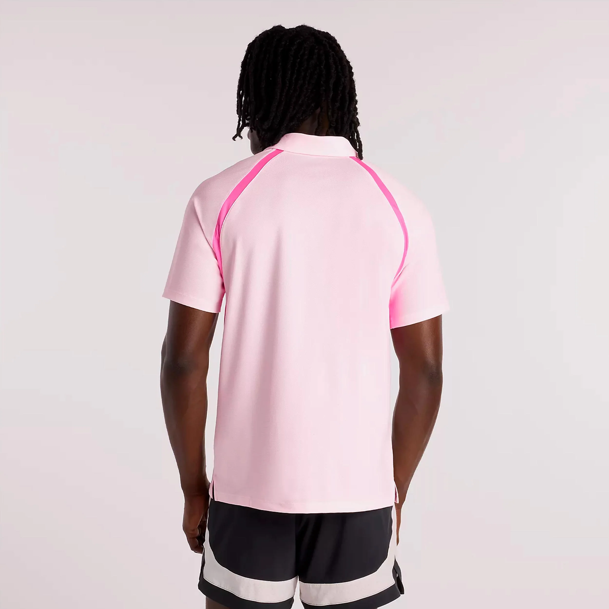 Tournament T-shirt Hommes-rosé, blanc - Image 2