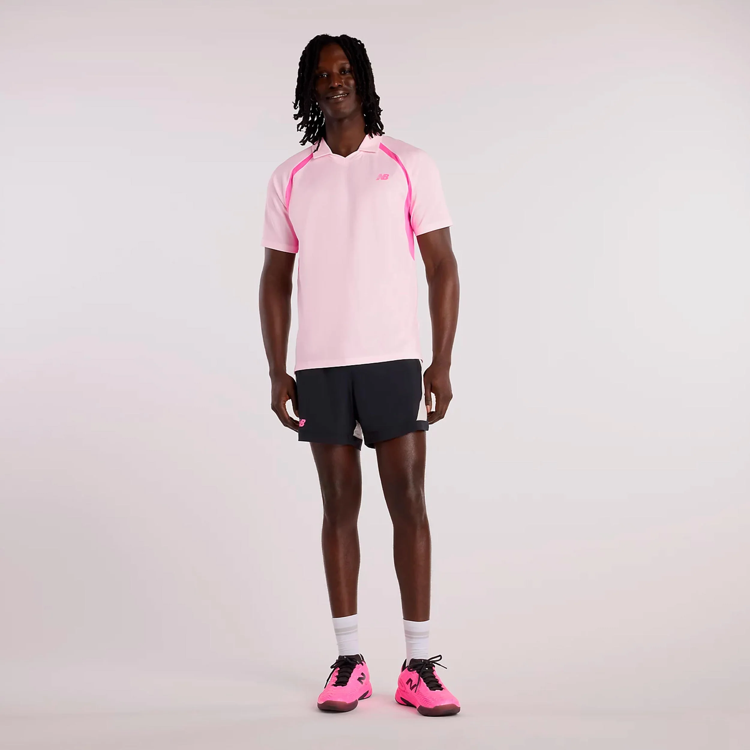 Tournament T-shirt Hommes-rosé, blanc - Image 7