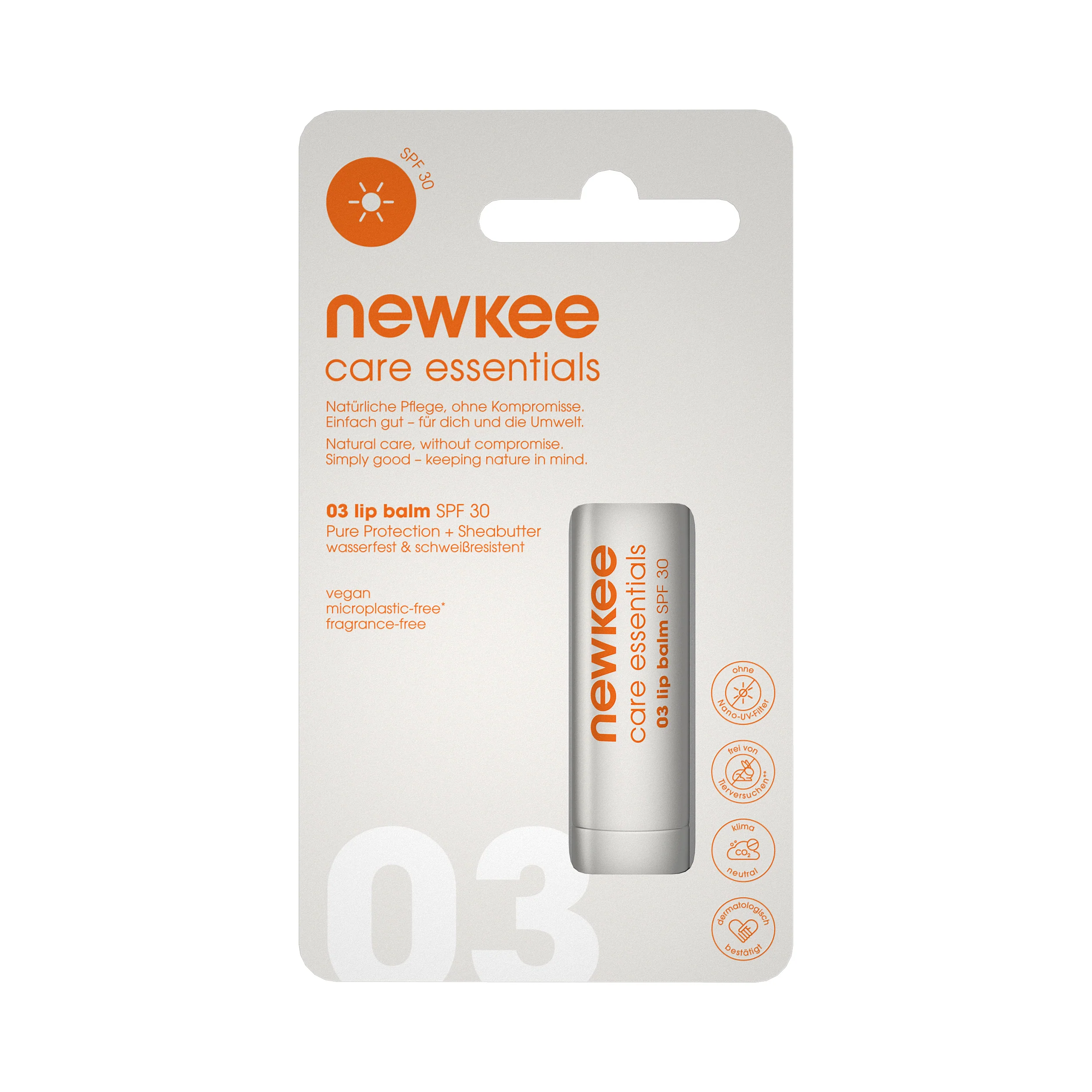 lip balm SPF 30 Cosmétiques - blanc, orange - Image 3