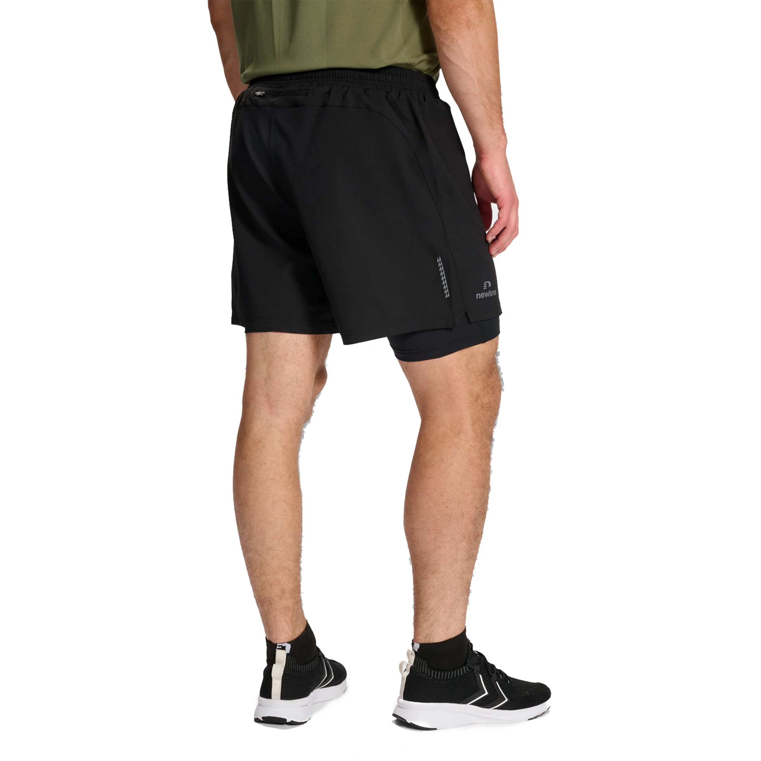Dallas 2in1 Shorts Hommes-Noir - Image 7