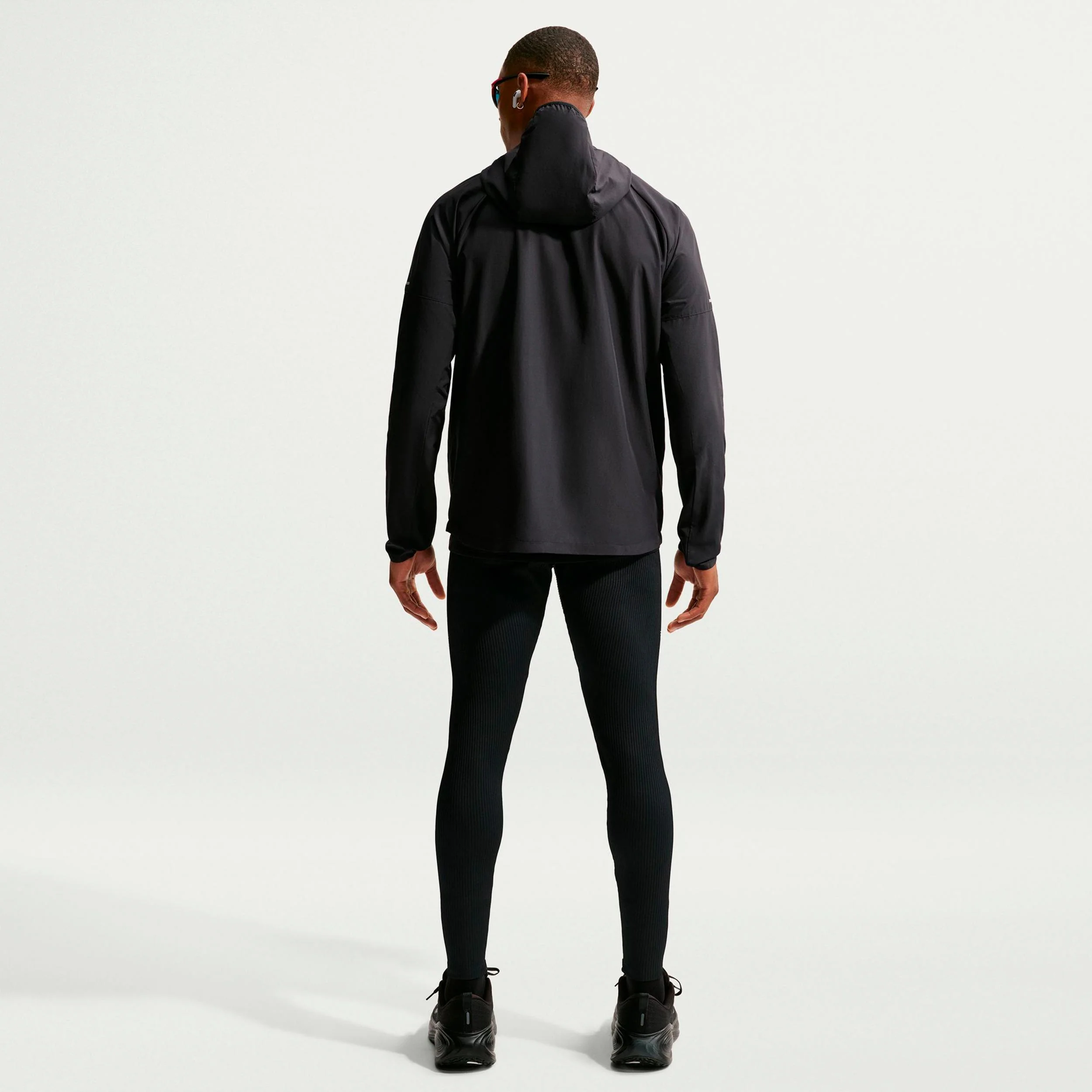 AeroSwift Collant de course Hommes - noir, blanc - Image 3