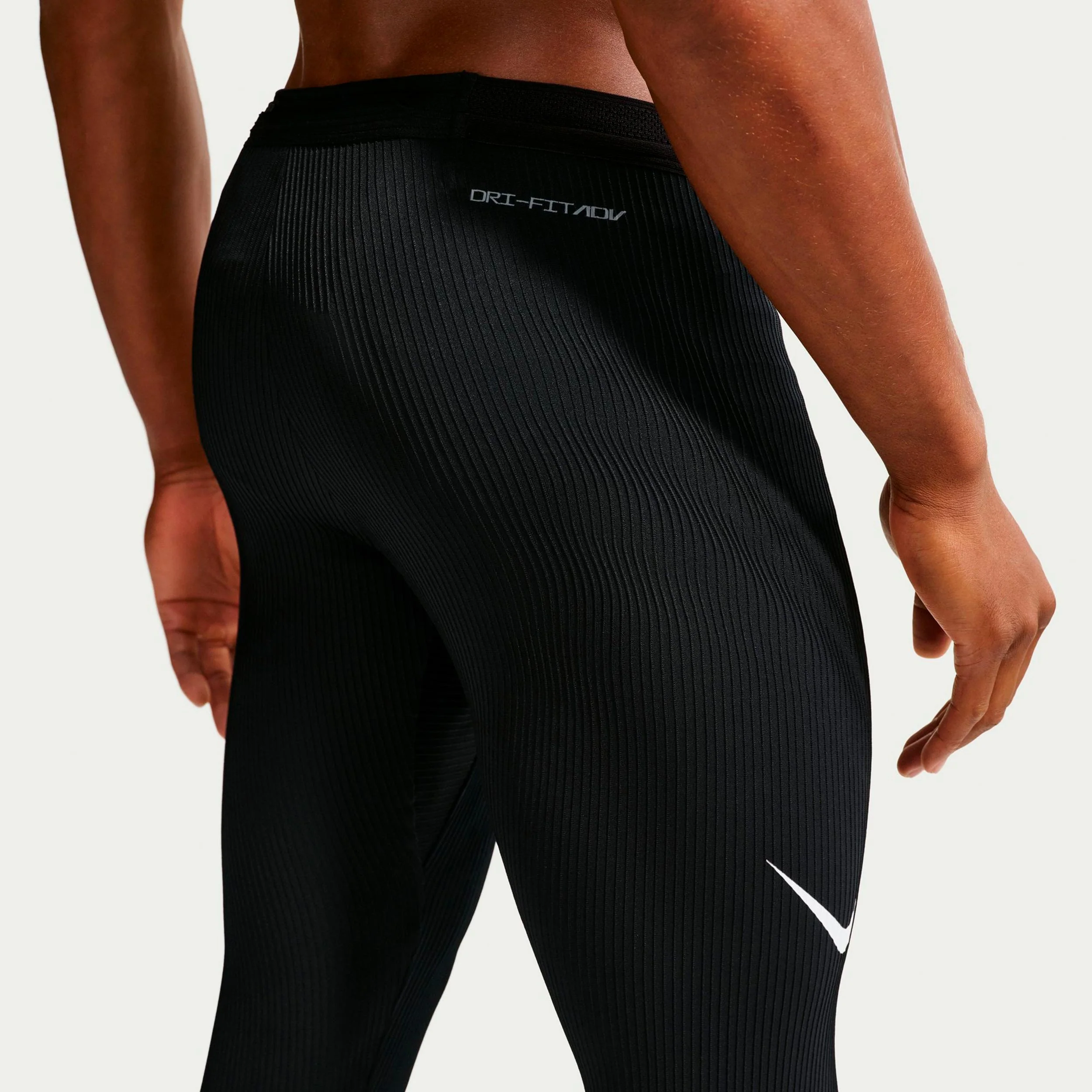 AeroSwift Collant de course Hommes - noir, blanc - Image 4