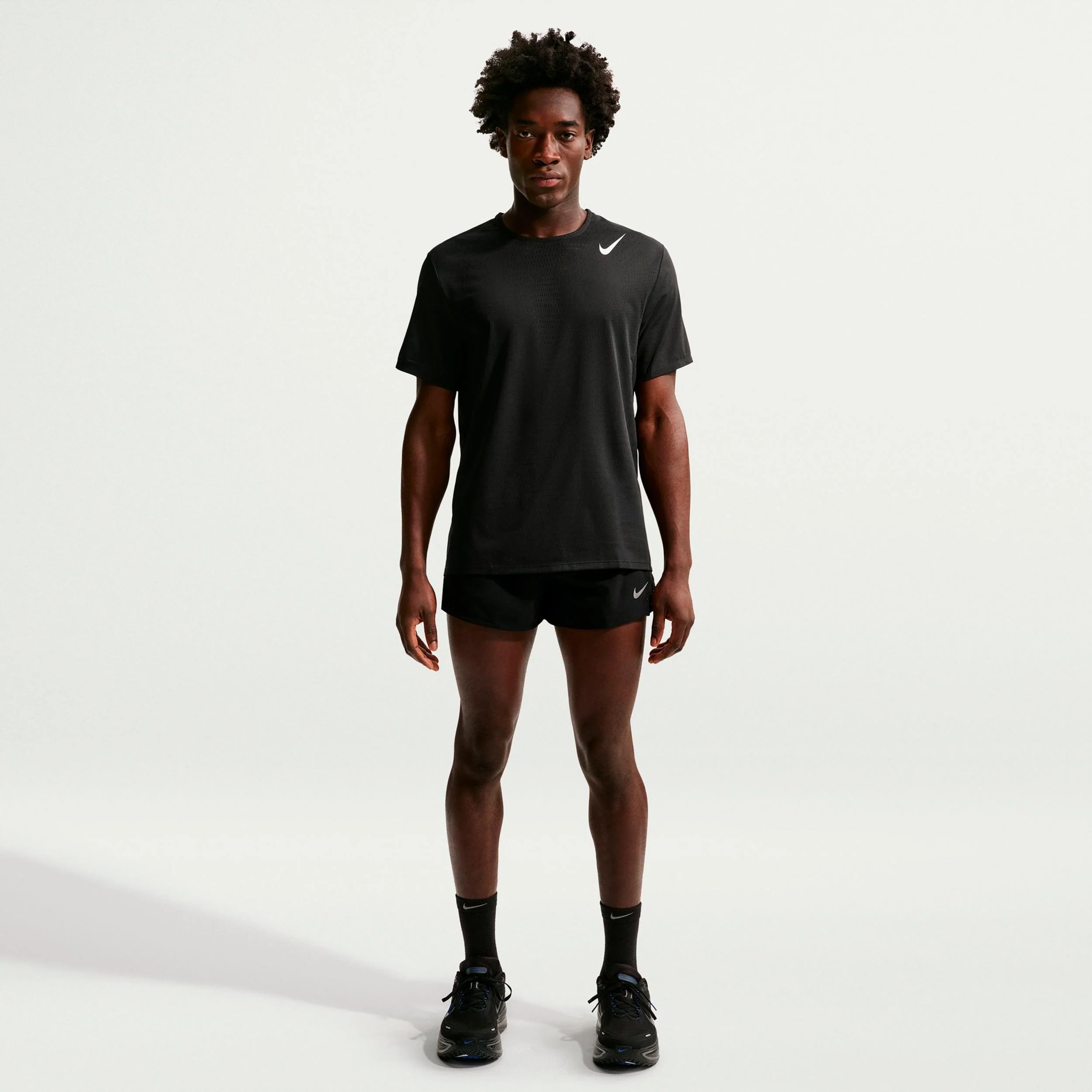 Aeroswift Maillot de course Hommes - noir, blanc - Image 2