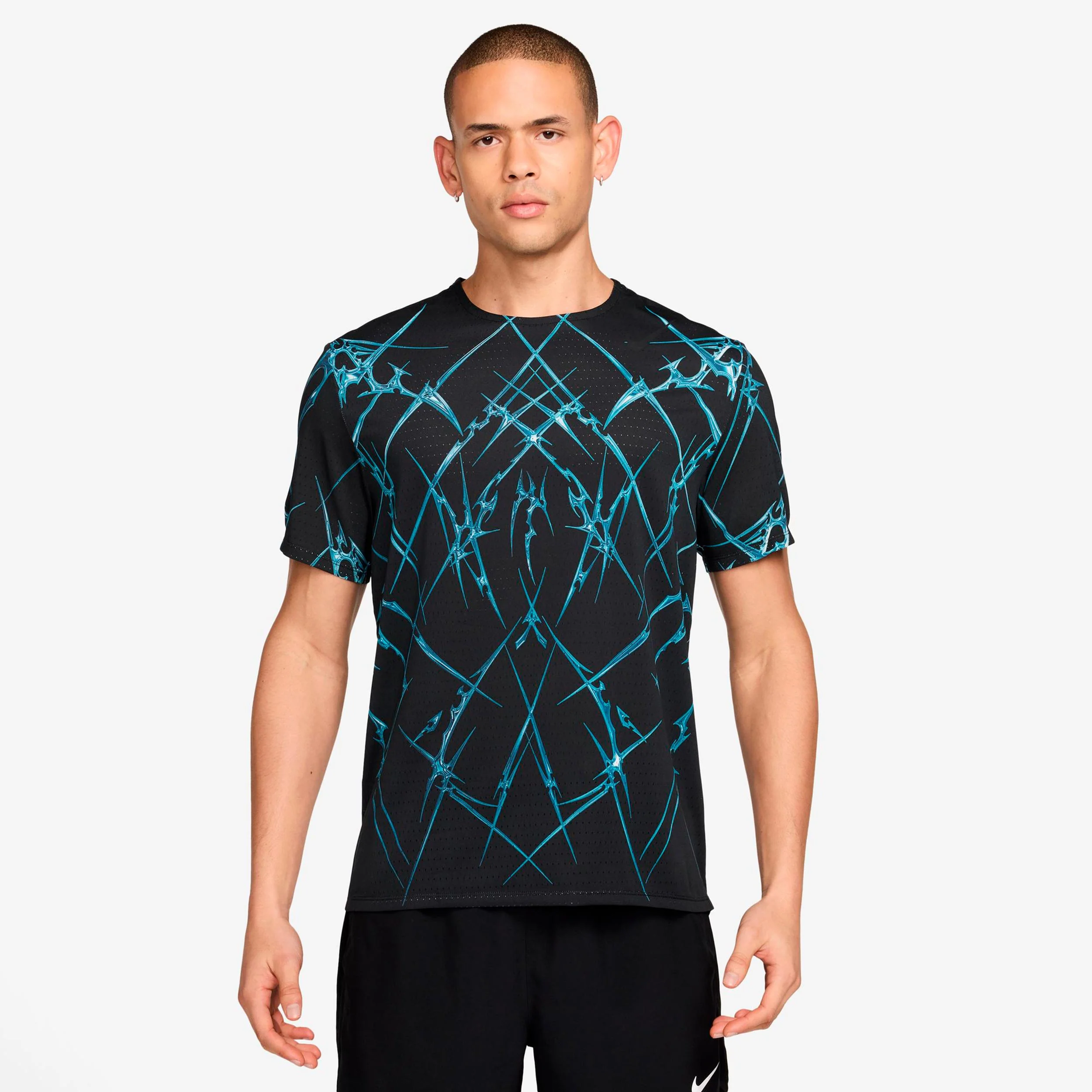 AeroSwift Maillot de course Hommes - noir, blanc