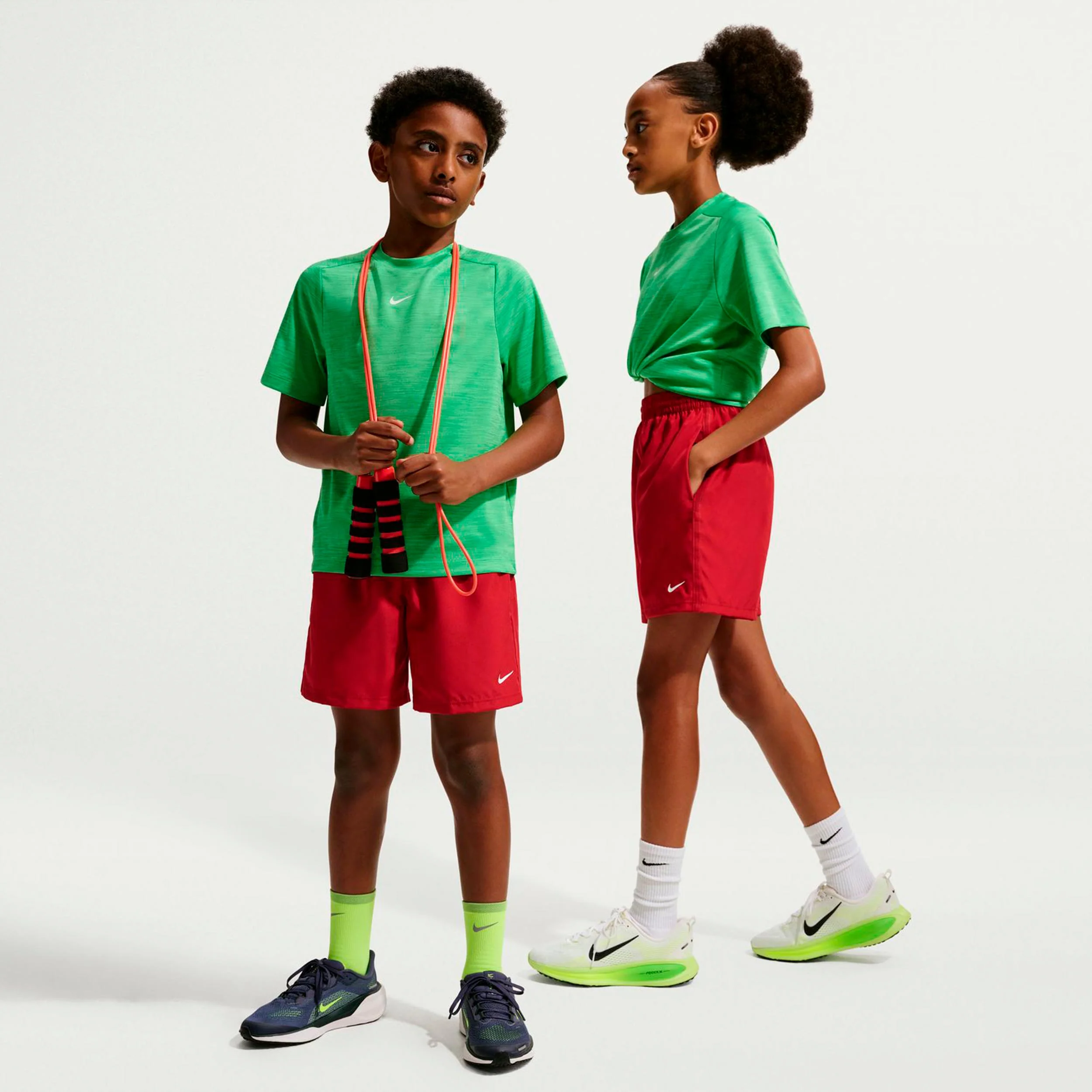 Big Shorts Enfants - rouge, blanc - Image 7