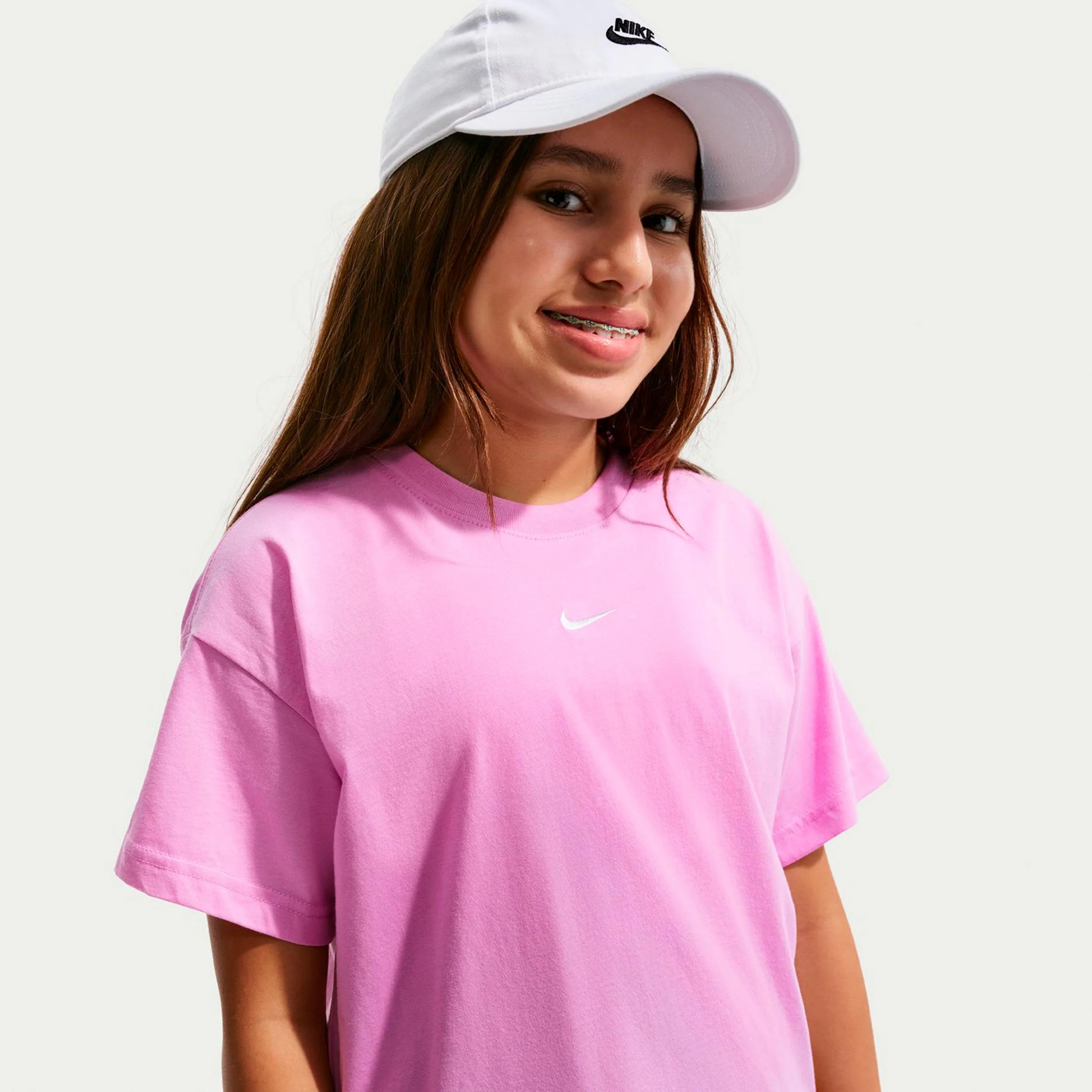 Boxy Essential T-shirt Enfants-lilas - Image 2