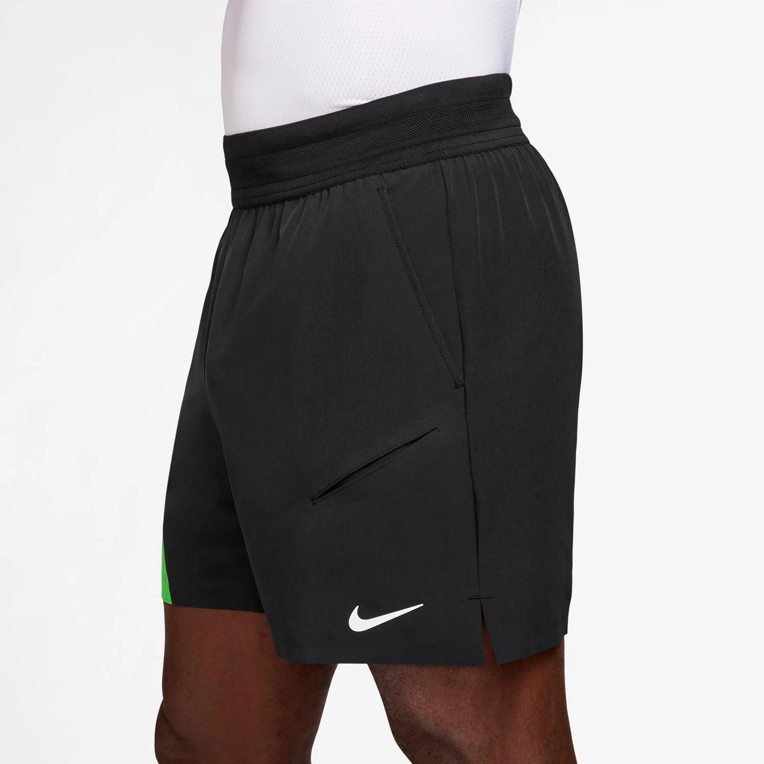 Carlos Alcaraz Court Dri-Fit Slam Shorts Hommes-noir, vert - Image 3