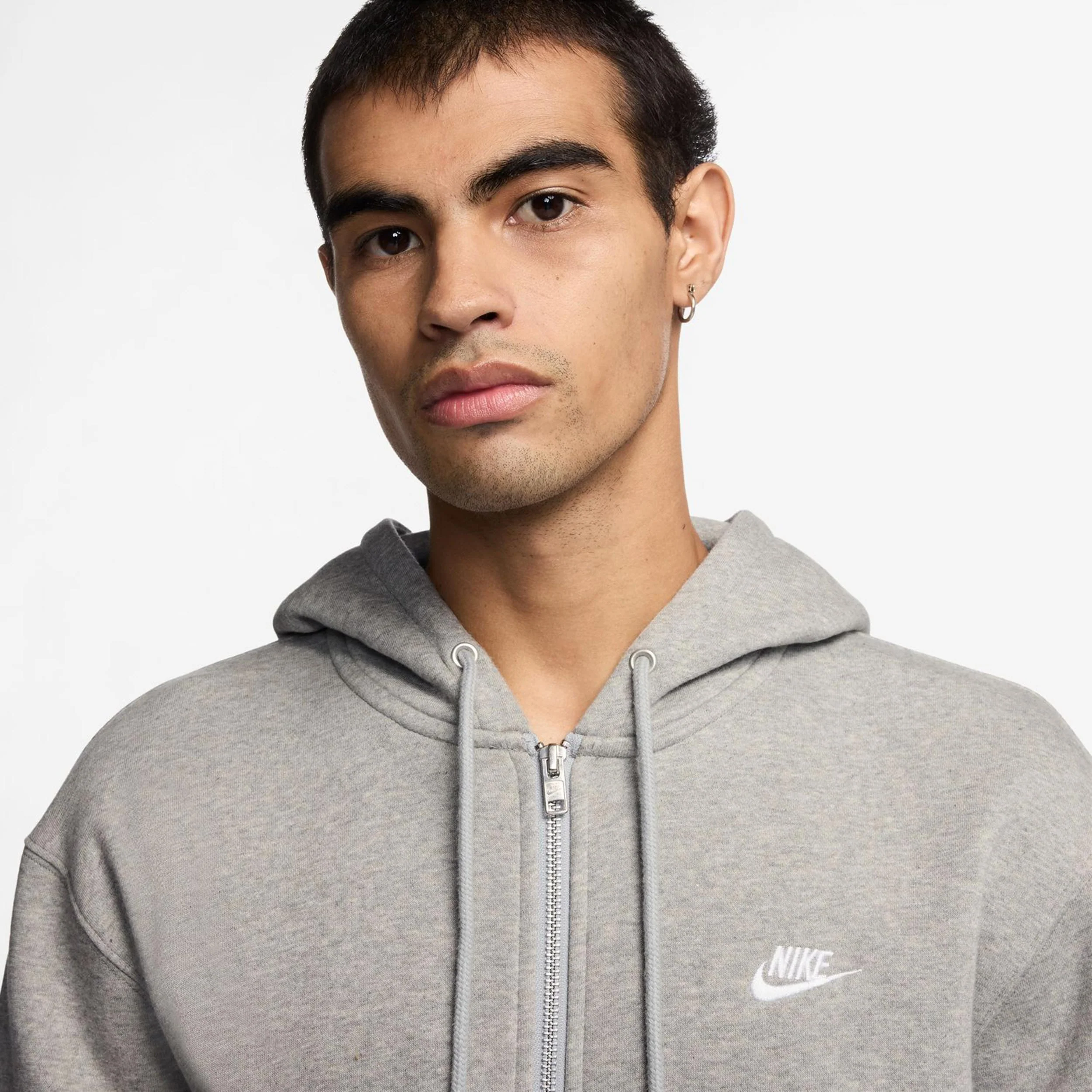 Club Bb Full-Zip Gilet En Coton Hommes-Gris - Image 3
