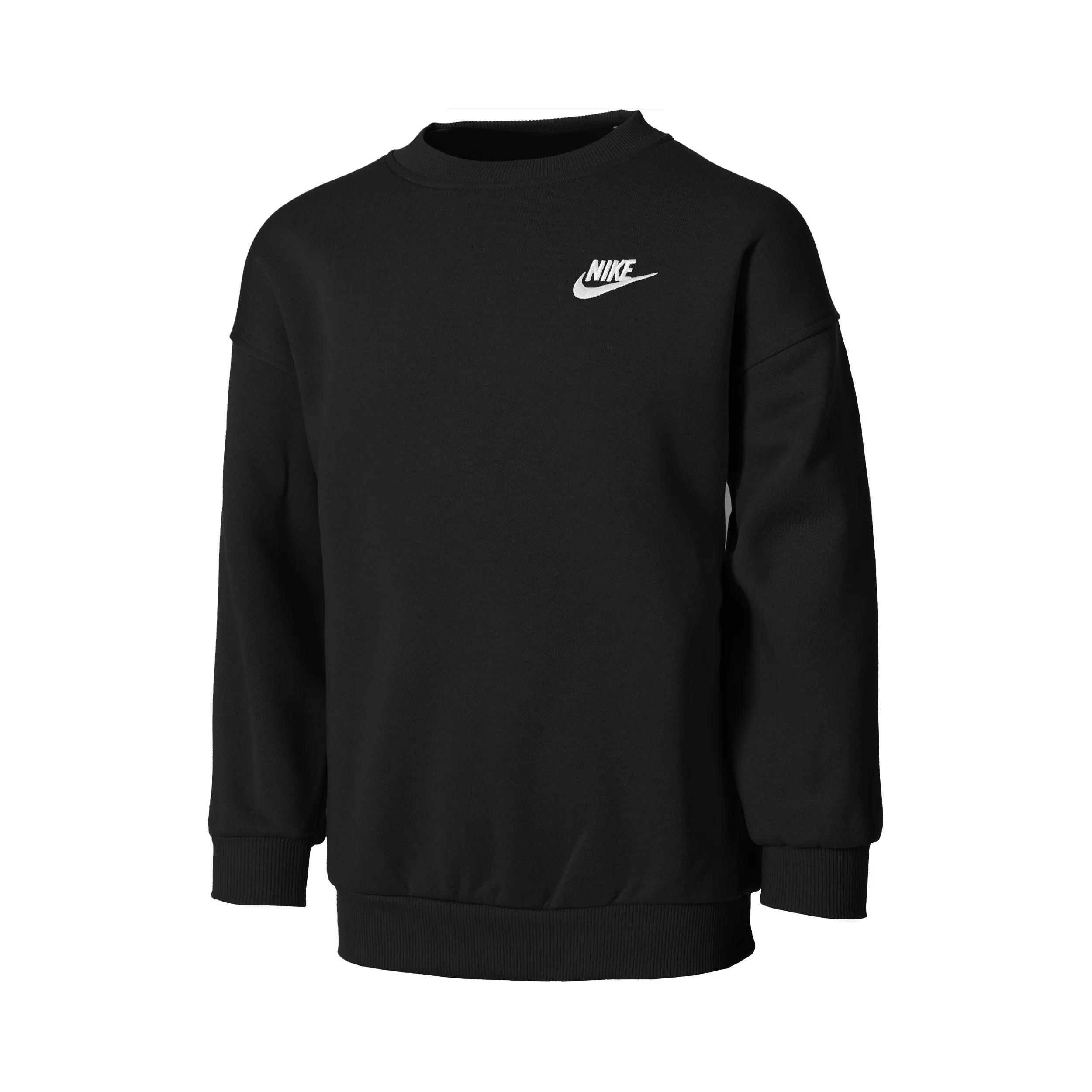 Club Fleece Oversized Crew Sweat-shirt Filles-Noir