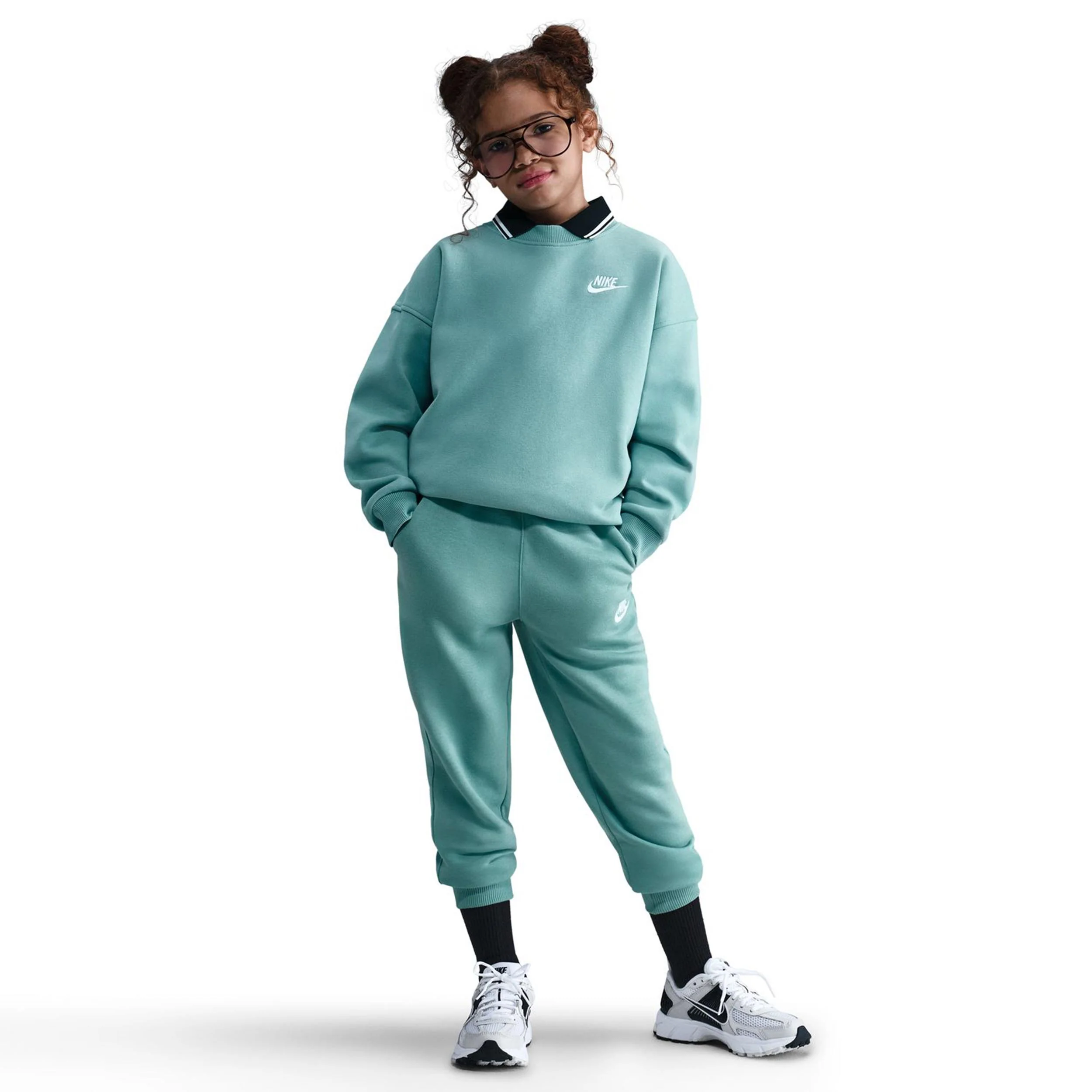 Club Fleece Oversized Crew Sweat-shirt Filles-Sauge - Image 2