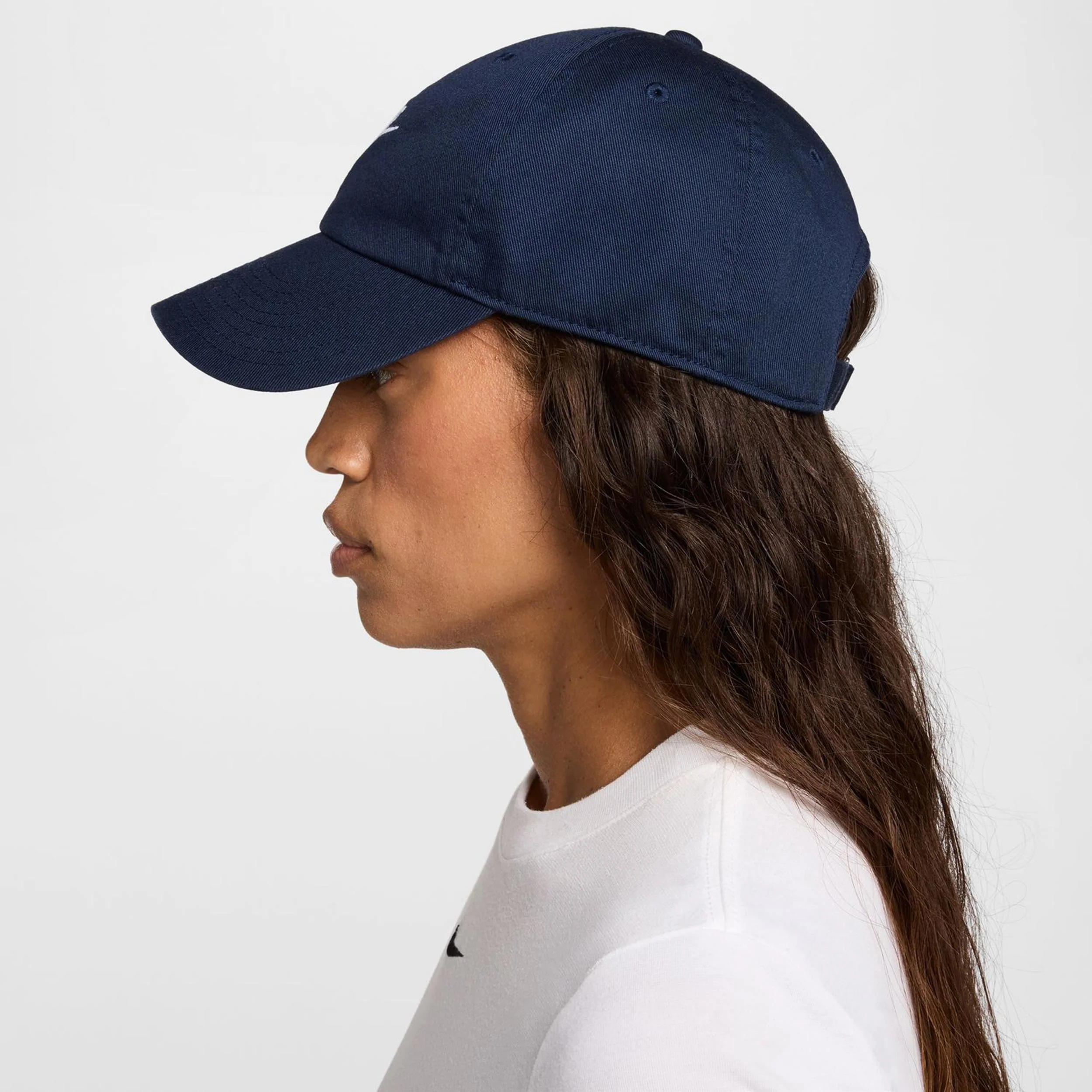 Club Futura Metal Swoosh Casquette-Bleu Foncé,Blanc - Image 3