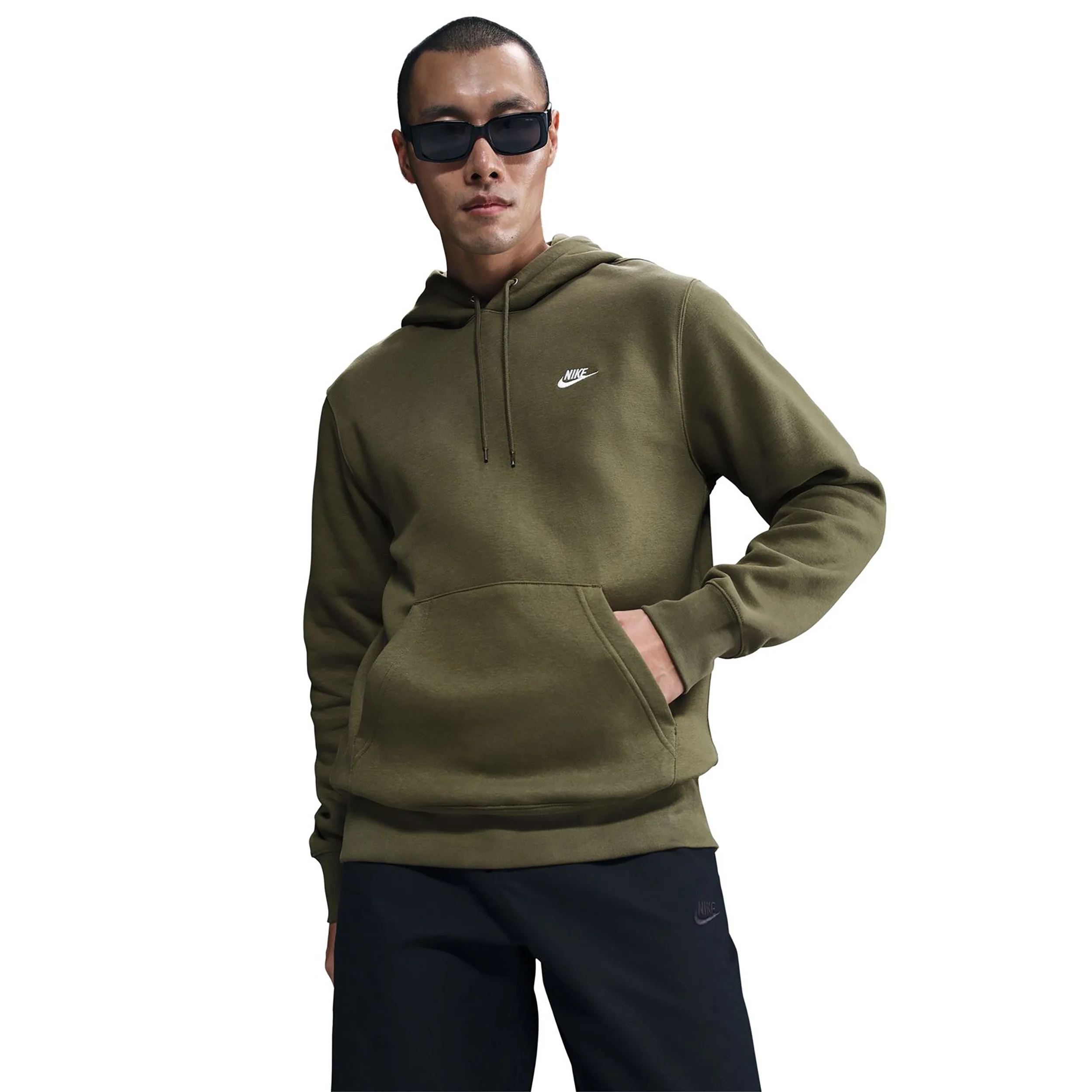 Club Sweat à capuche Hommes - vert olive, vert olive - Image 3