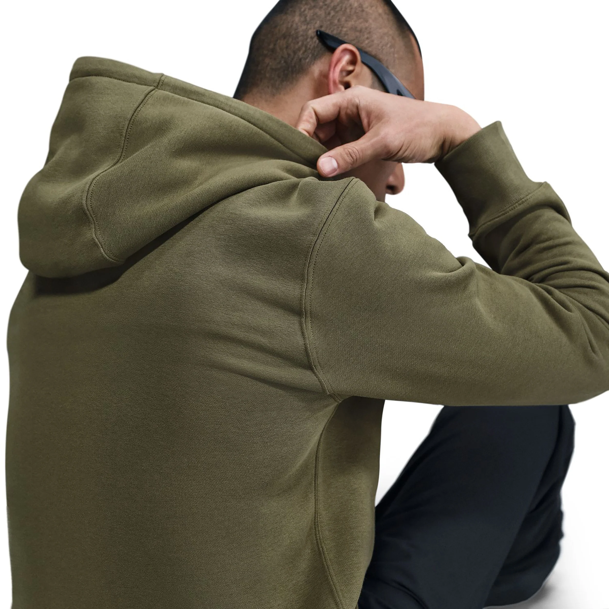 Club Sweat à capuche Hommes - vert olive, vert olive - Image 4