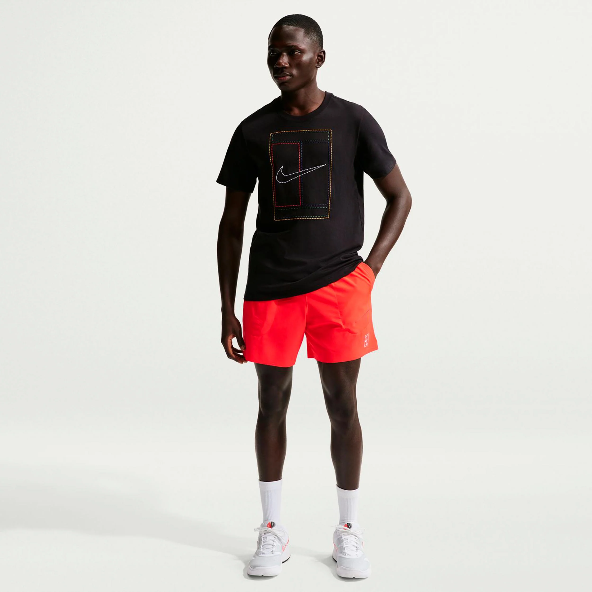 Court Dri-FIT Advantage 6in Shorts Hommes-rouge - Image 2