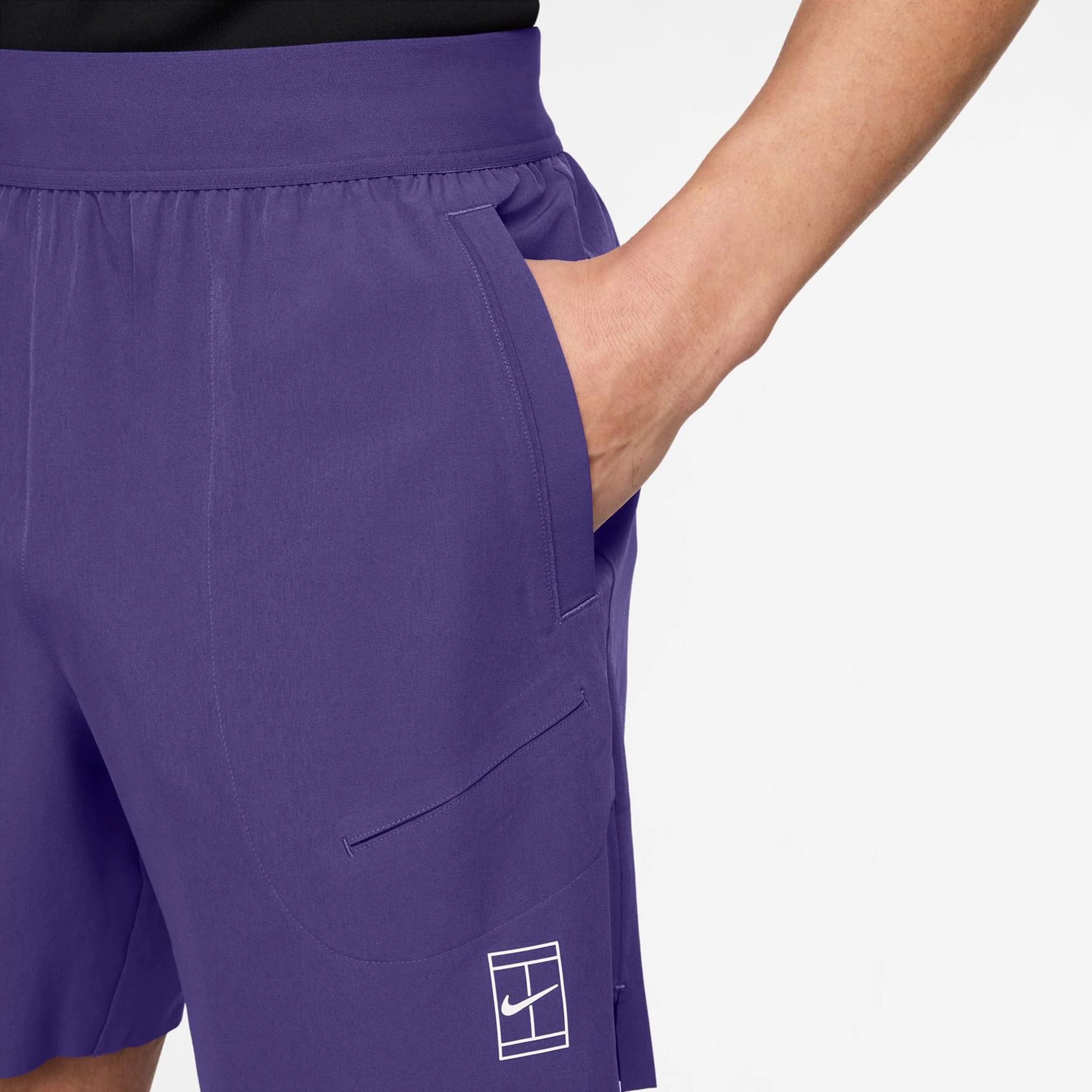 Court Dri-Fit Advantage 6in Shorts Hommes-Violet - Image 4