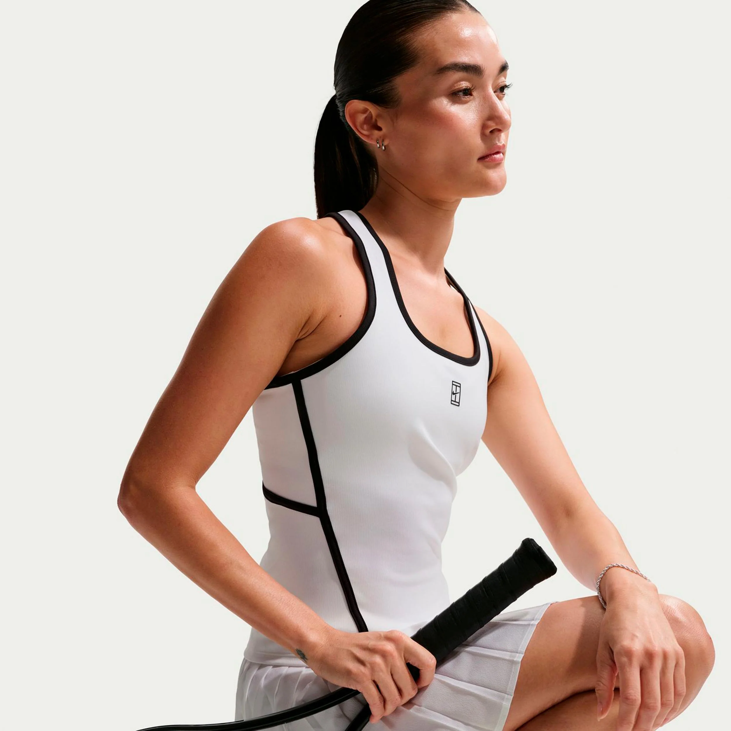 Court Dri-Fit Advantage Débardeur tank top Femmes - blanc, noir - Image 5