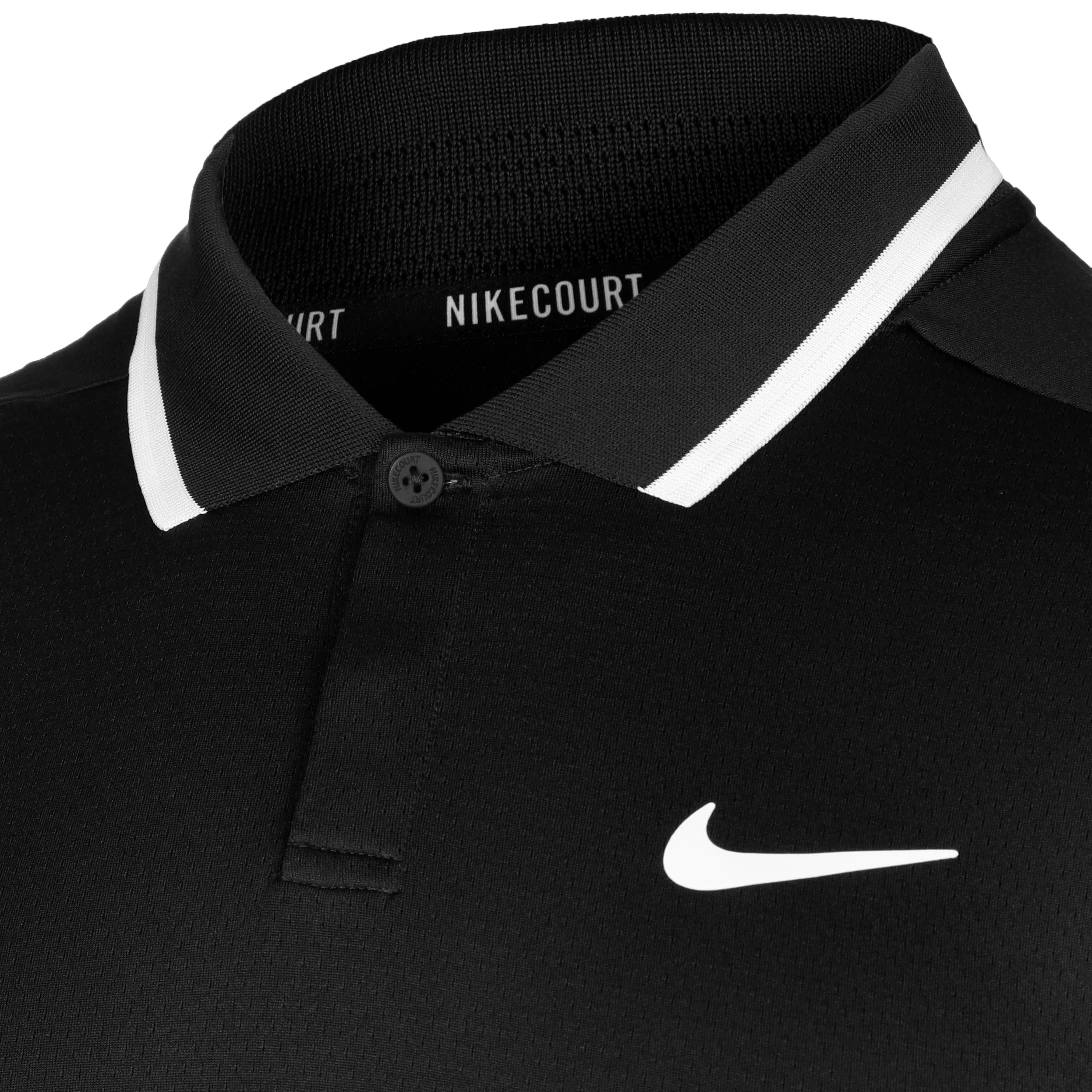 Court Dri-Fit Advantage Polo Hommes-Noir,Blanc - Image 3