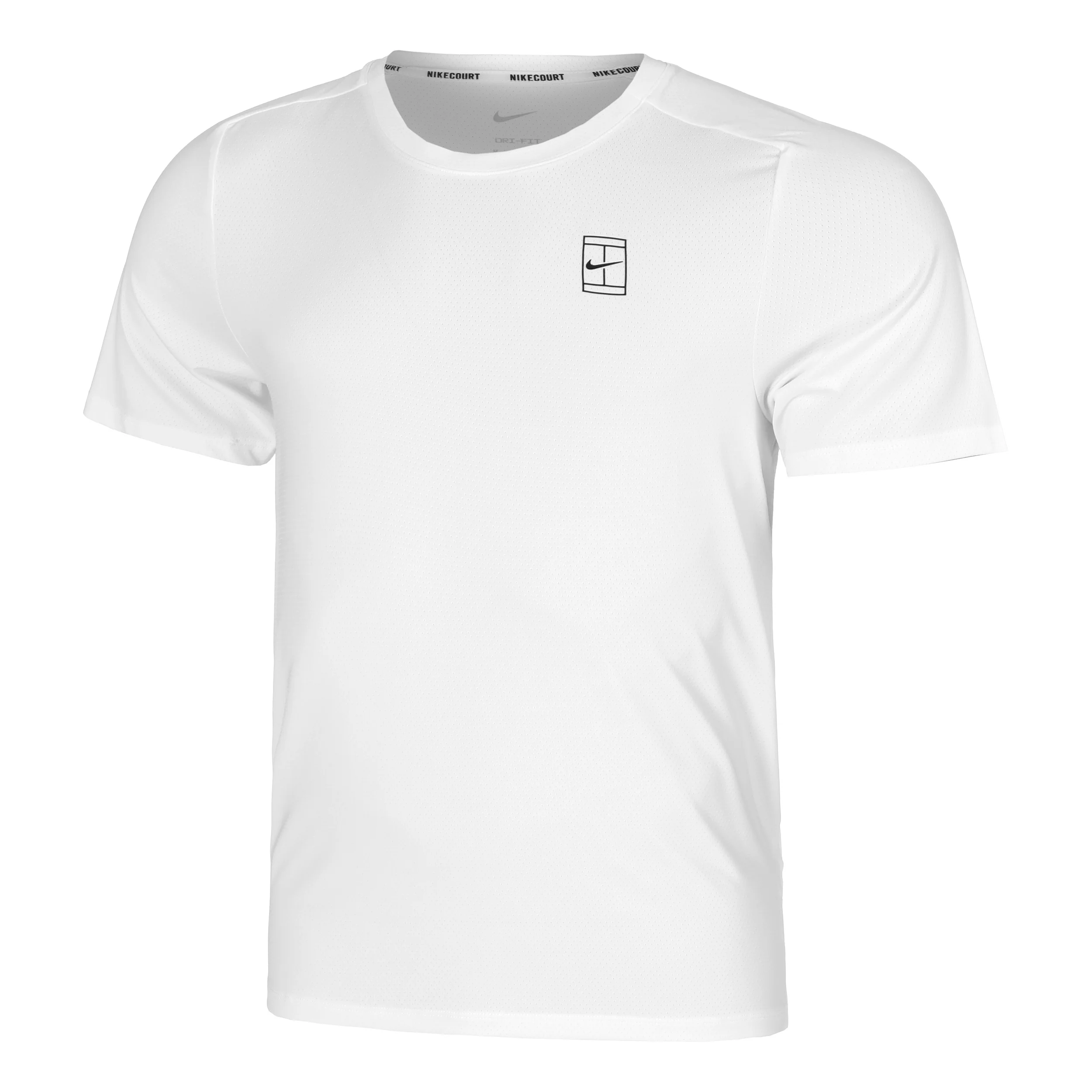 Court Dri-Fit Advantage T-shirt Hommes-Blanc,Noir