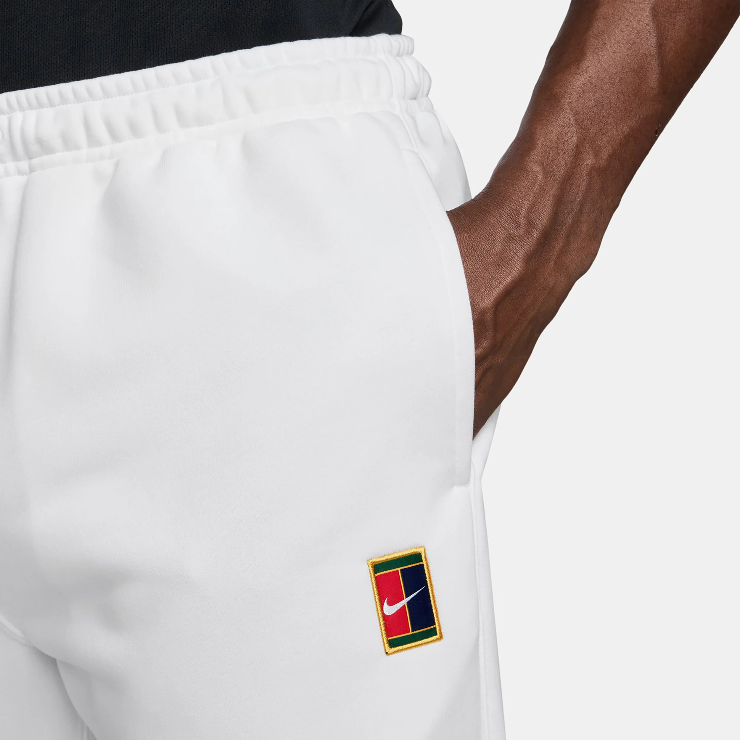 Court Dri-Fit Heritage Fleece Pantalon survêtement Hommes-blanc - Image 3