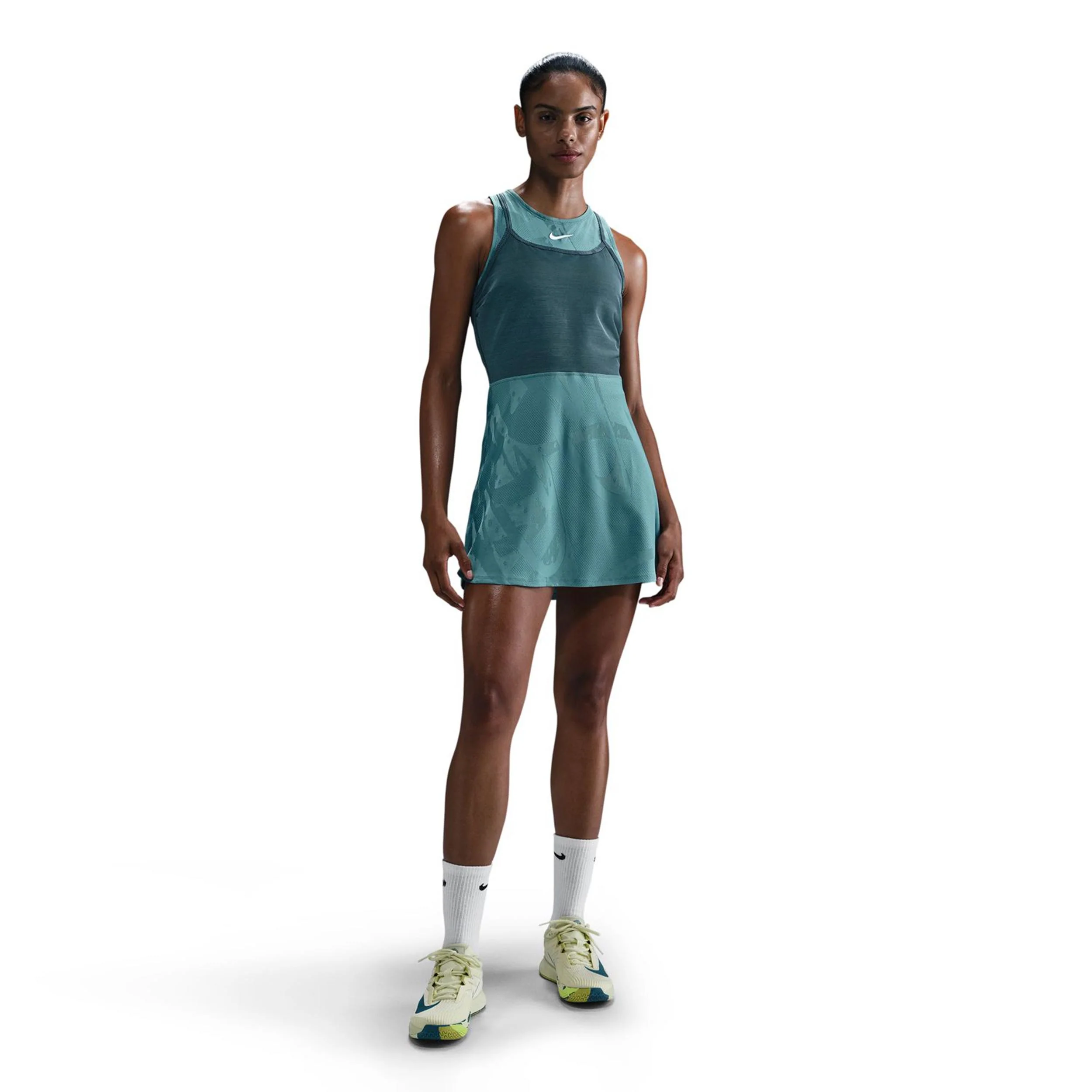 Court Dri-Fit Slam Robe Femmes-Bleu Petrol - Image 4