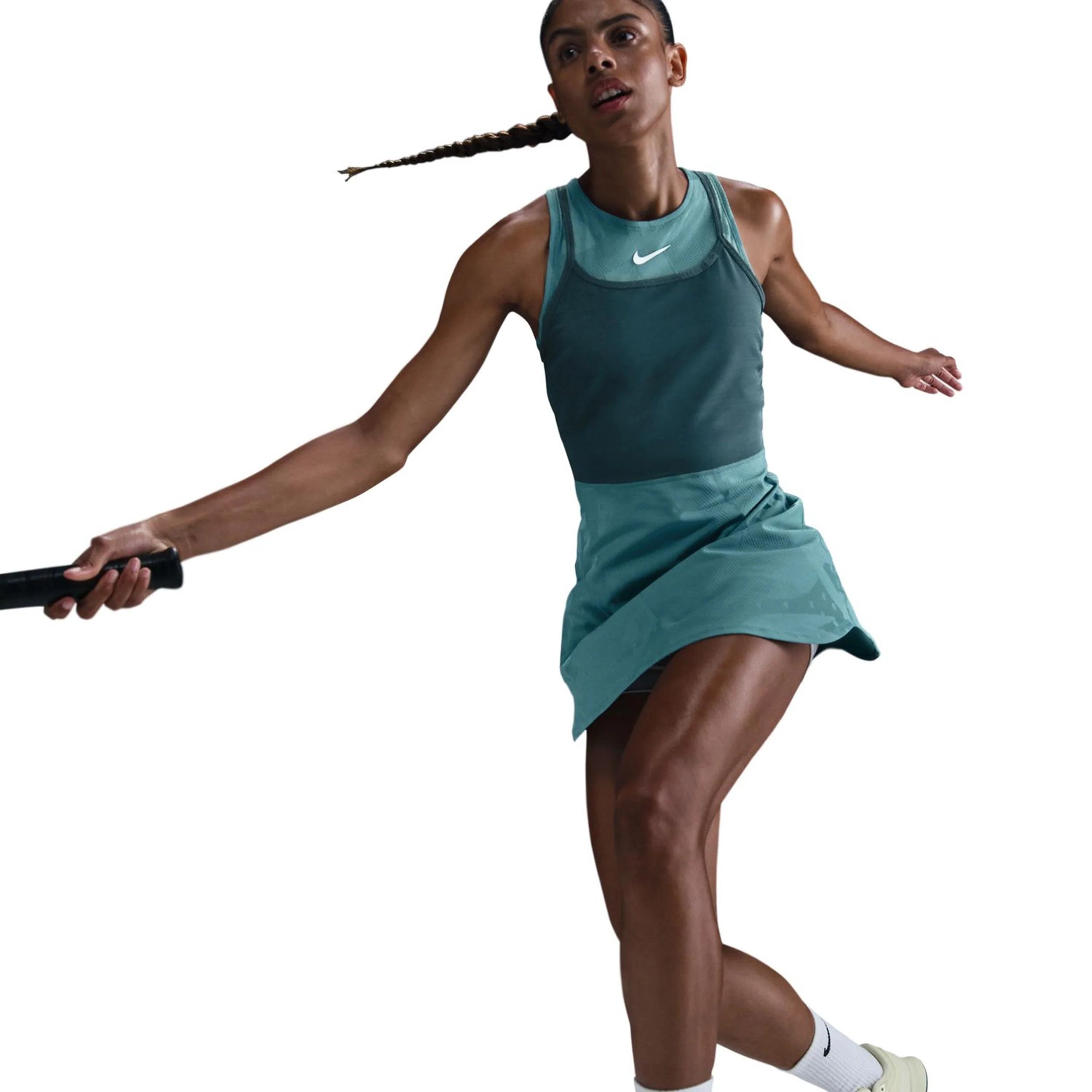 Court Dri-Fit Slam Robe Femmes-Bleu Petrol - Image 8